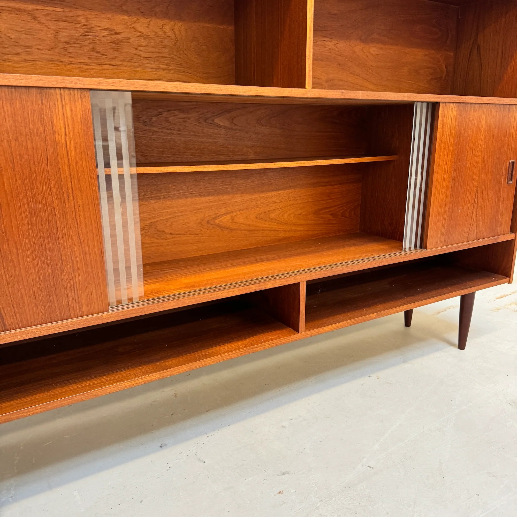 Danish Modern Teak Shelving Cabinet - Image 5