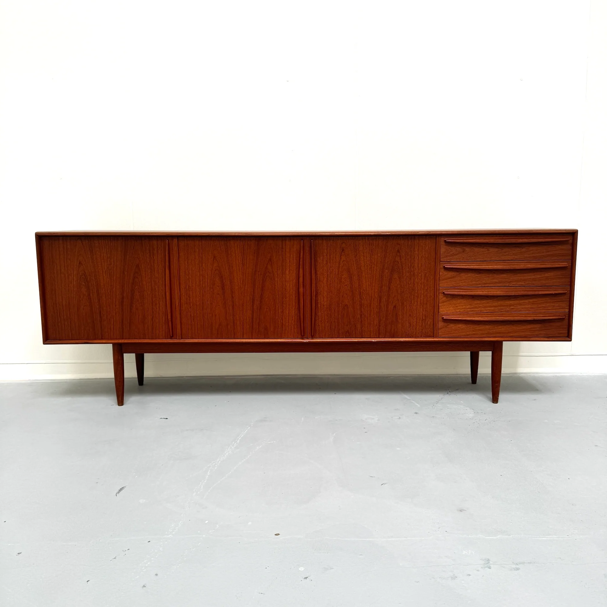 Danish Modern Teak Sideboard by Bernhard Pedersen & Søn