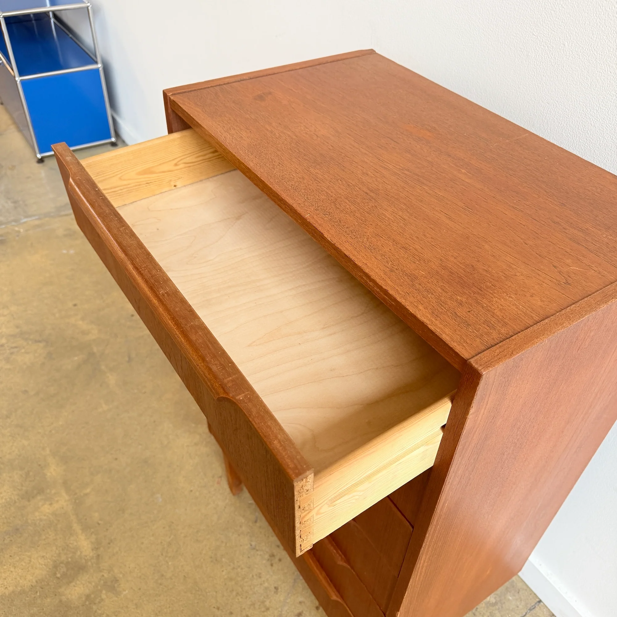 Danish Modern Teak Small Dresser - Image 6