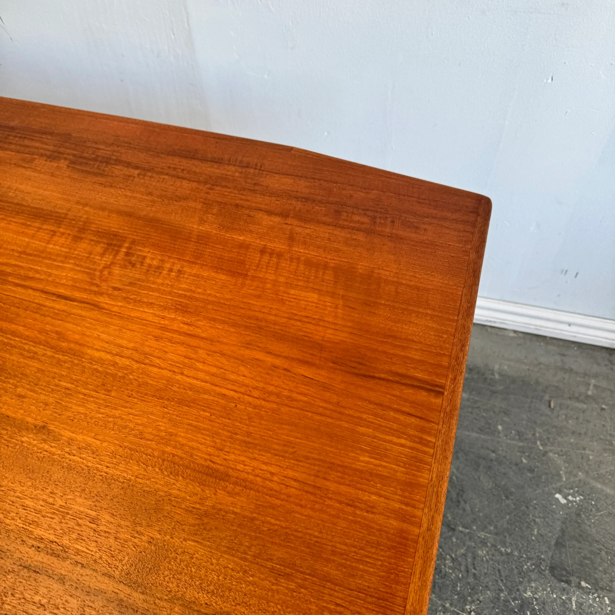 Danish Modern teak Two piece nesting table - Image 5
