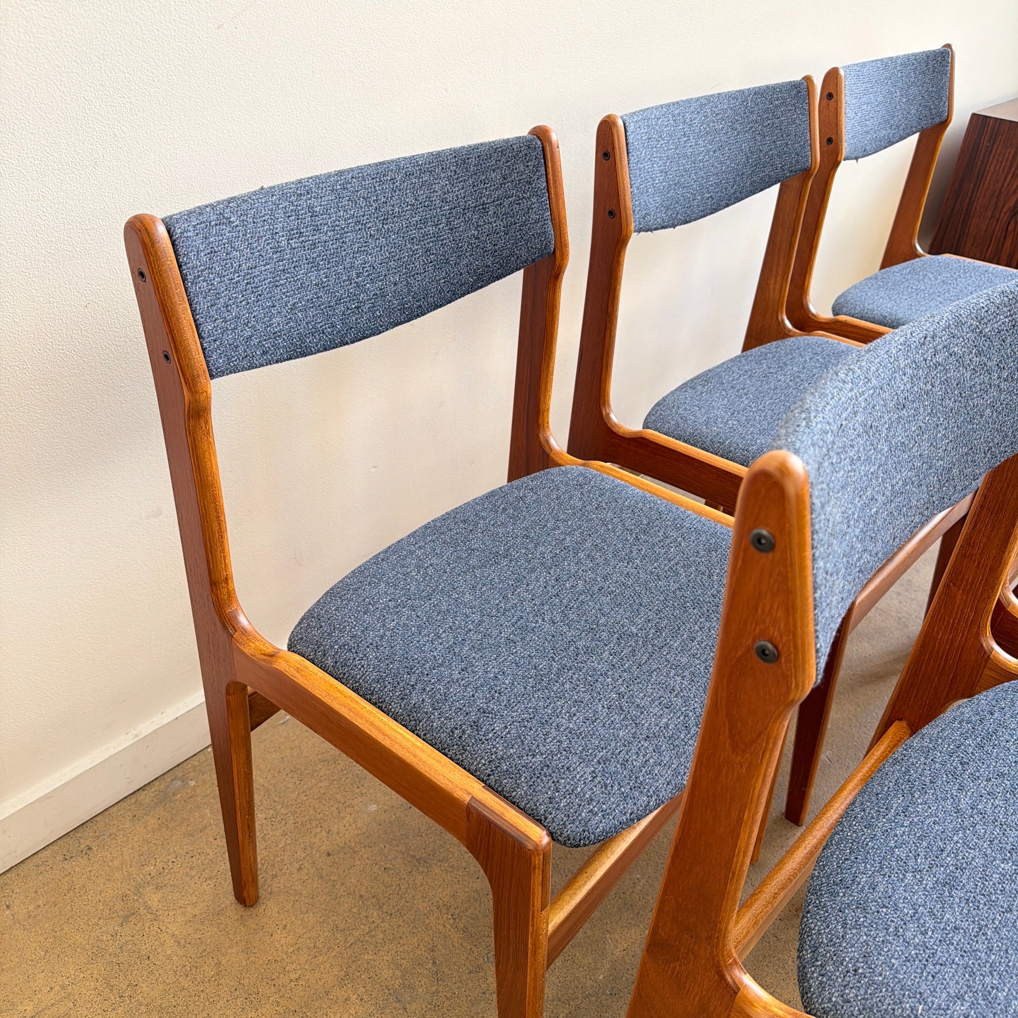 Danish Modern Teakwood Chairs by Erik Buch - Image 8