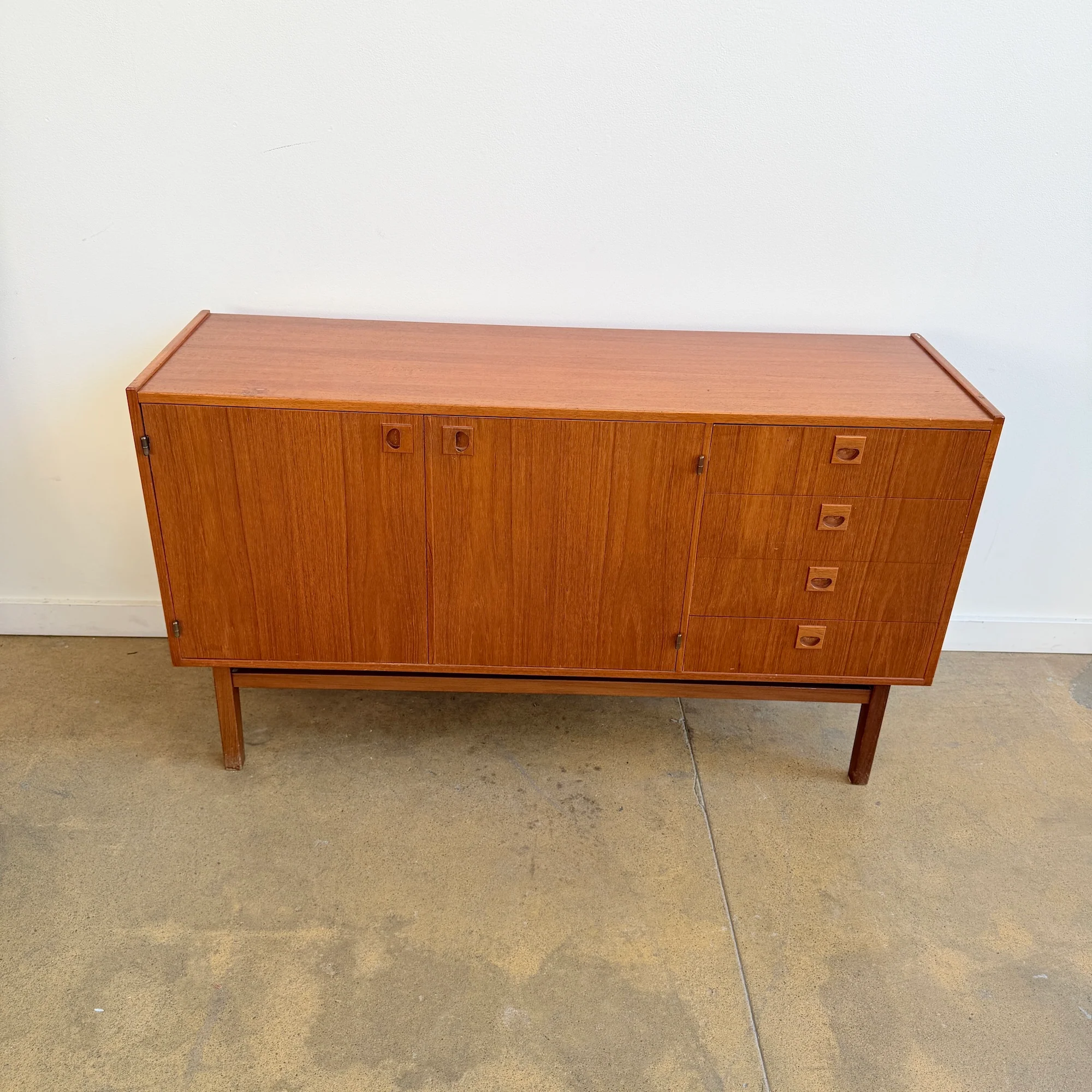 Danish Modern Teakwood Small Sideboard - Image 2