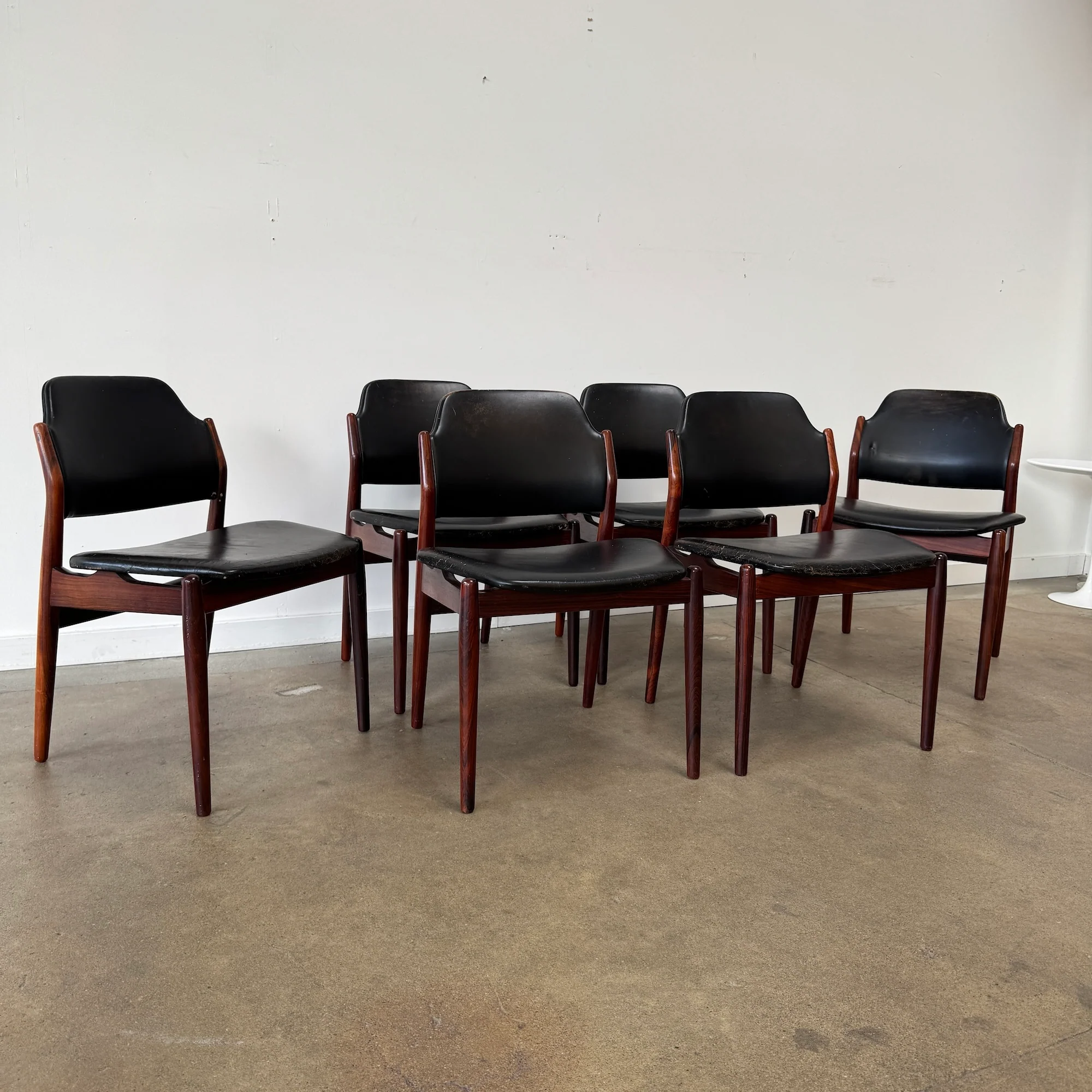 Danish ModernArne Vodder Model 462 Rosewood Dining Chairs for Sibast Møbler - Image 2