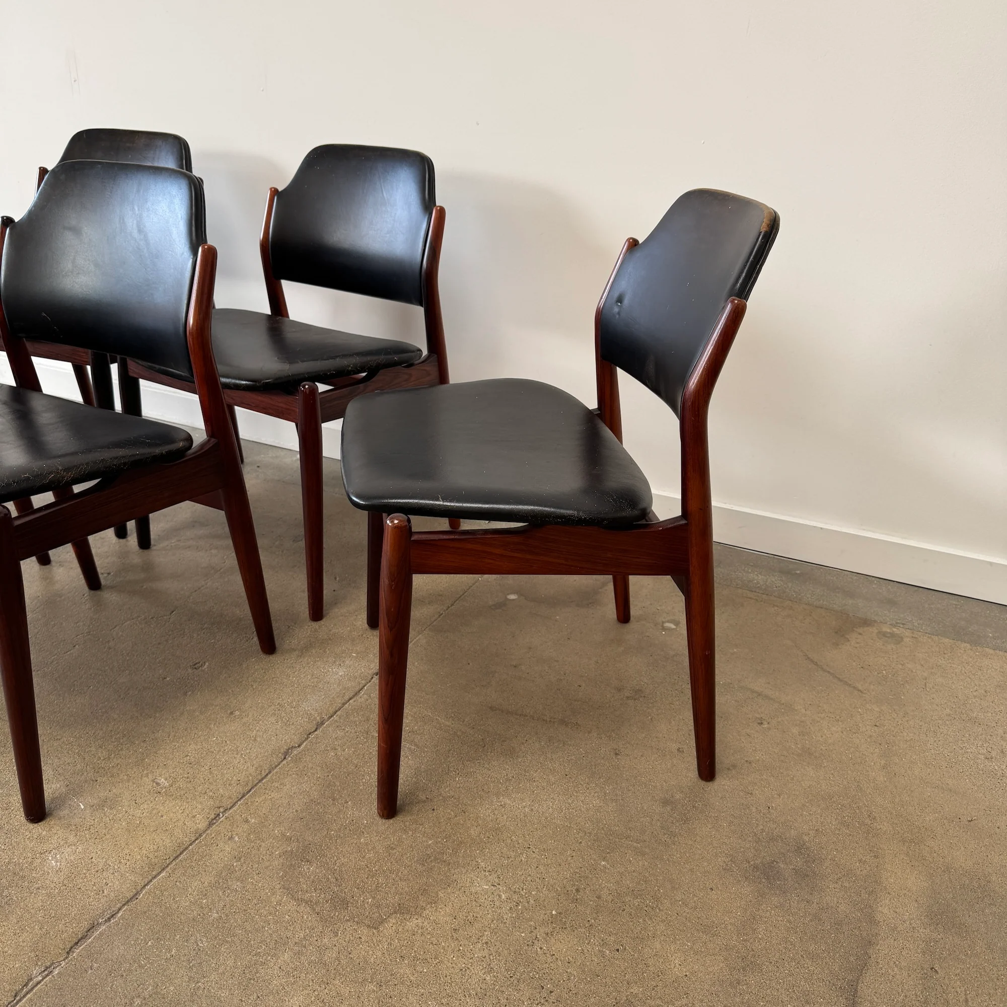 Danish ModernArne Vodder Model 462 Rosewood Dining Chairs for Sibast Møbler - Image 4