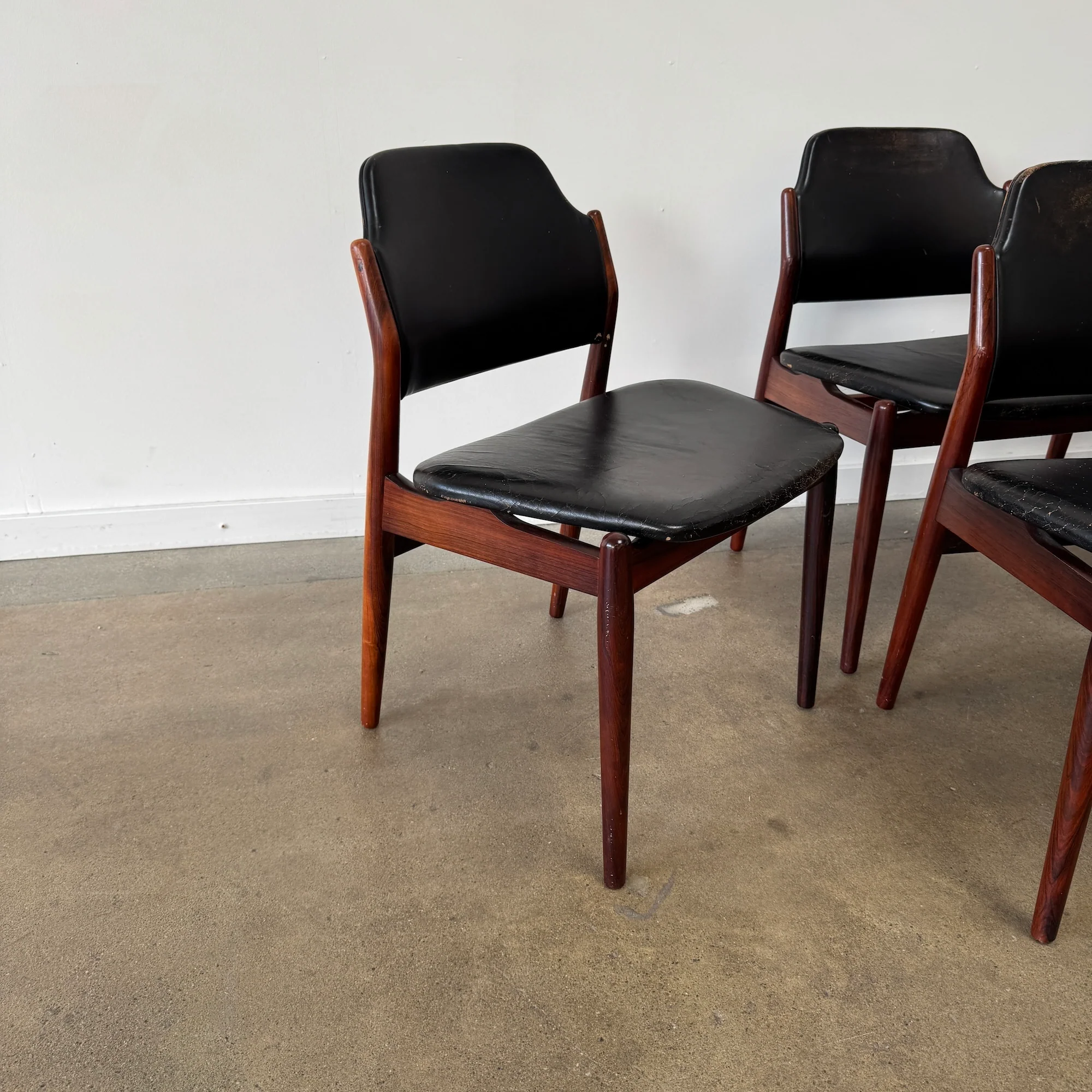 Danish ModernArne Vodder Model 462 Rosewood Dining Chairs for Sibast Møbler - Image 7