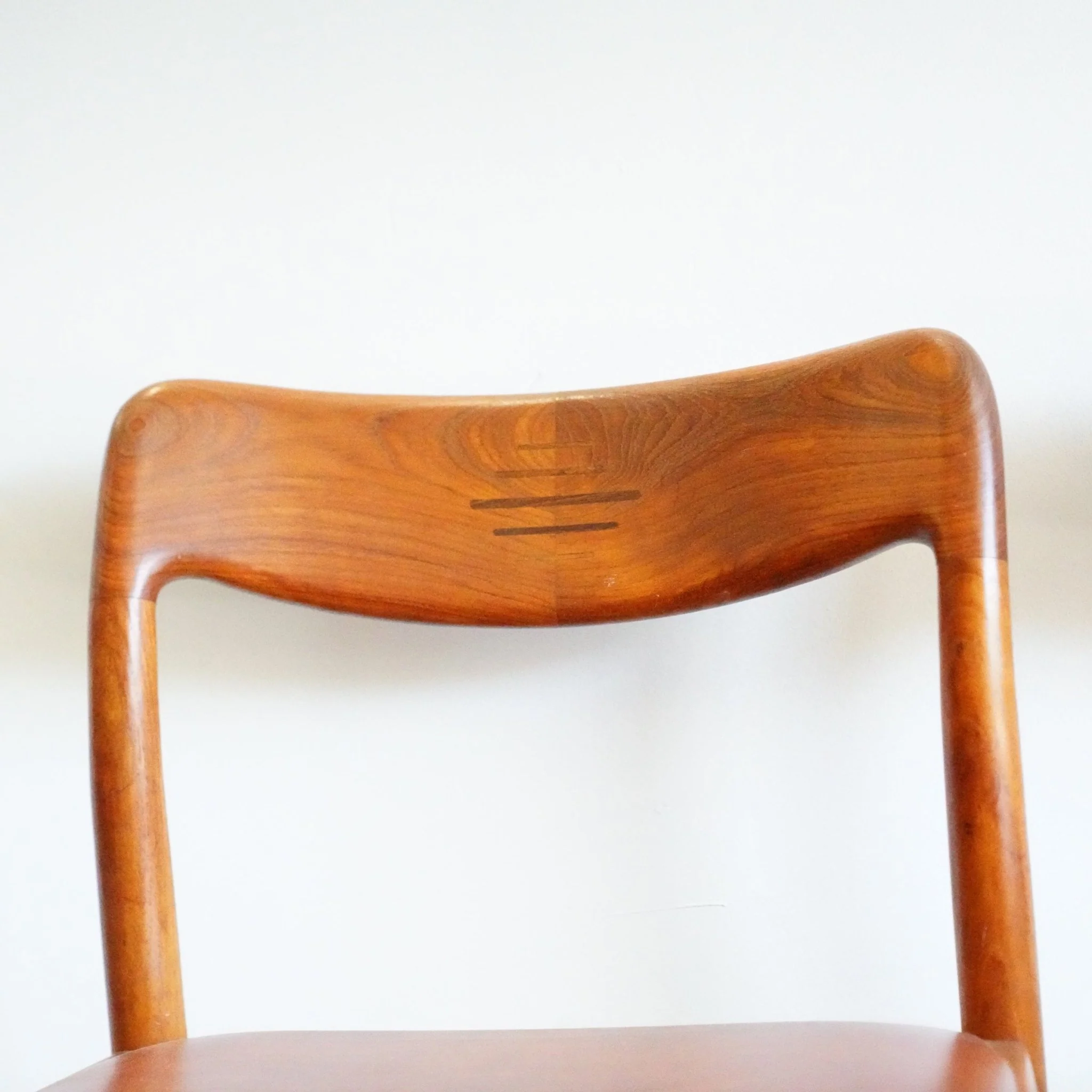Danish set of 4 dining chairs in teak by Johannes Andersen for Uldum 1960s - Image 6