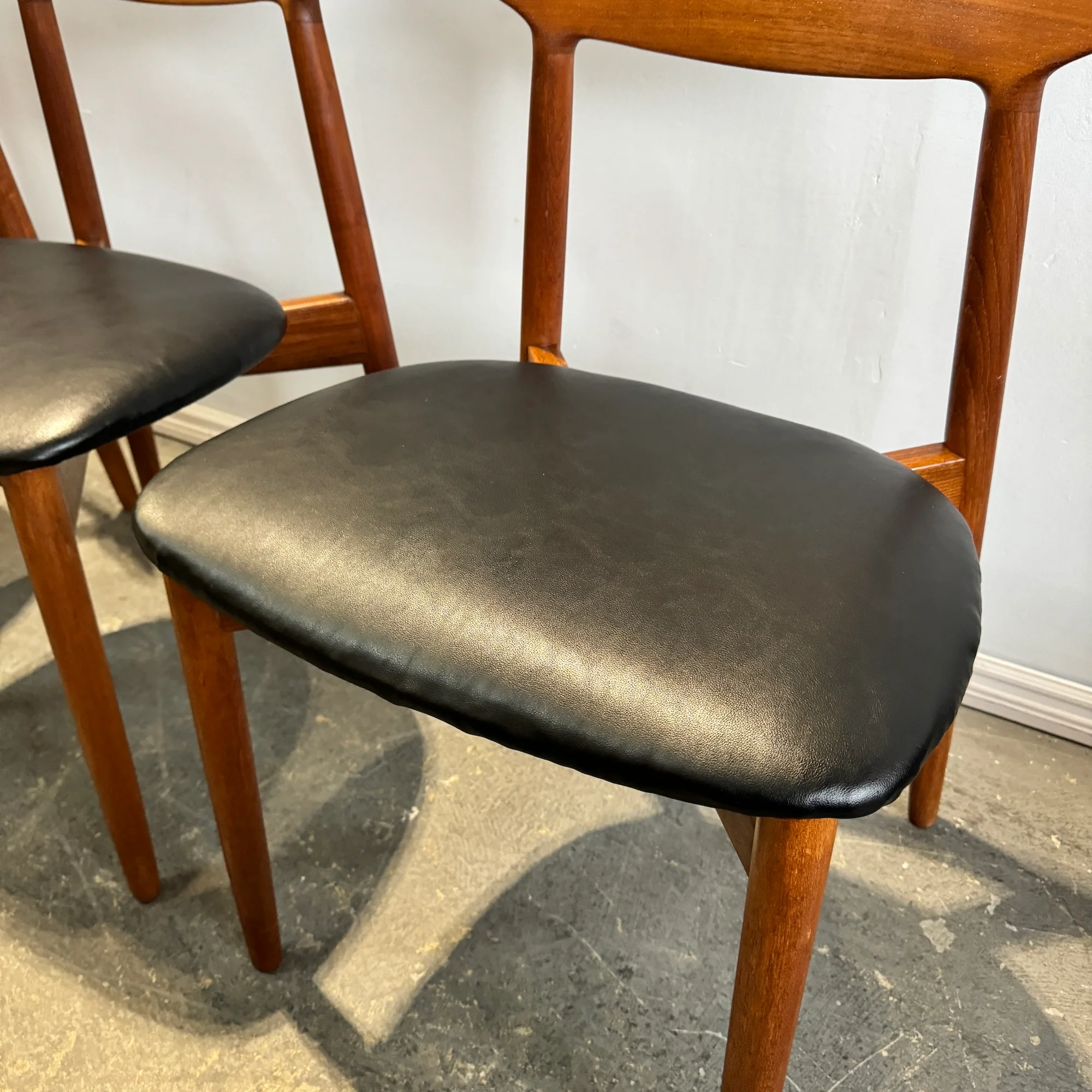 Danish Set of 4 Teak Dining Chairs by Harry Østergaard for Randers Møbelfabrik - Image 4