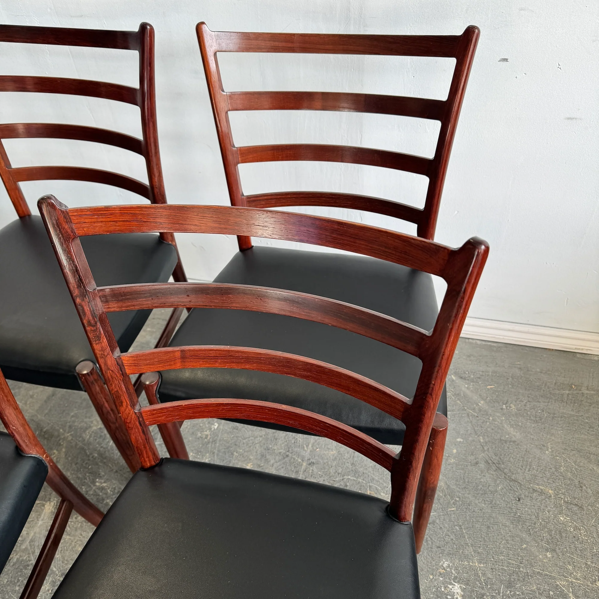 Danish Set of 6 Skovby Mobelfabrik Dining Chairs - Image 4