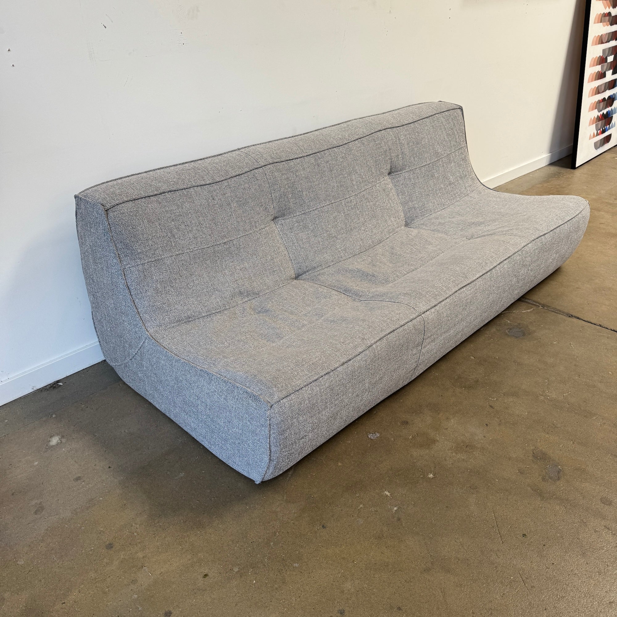 Dellarobbia Rosen Italian Three Seater Armless Sofa - Image 5