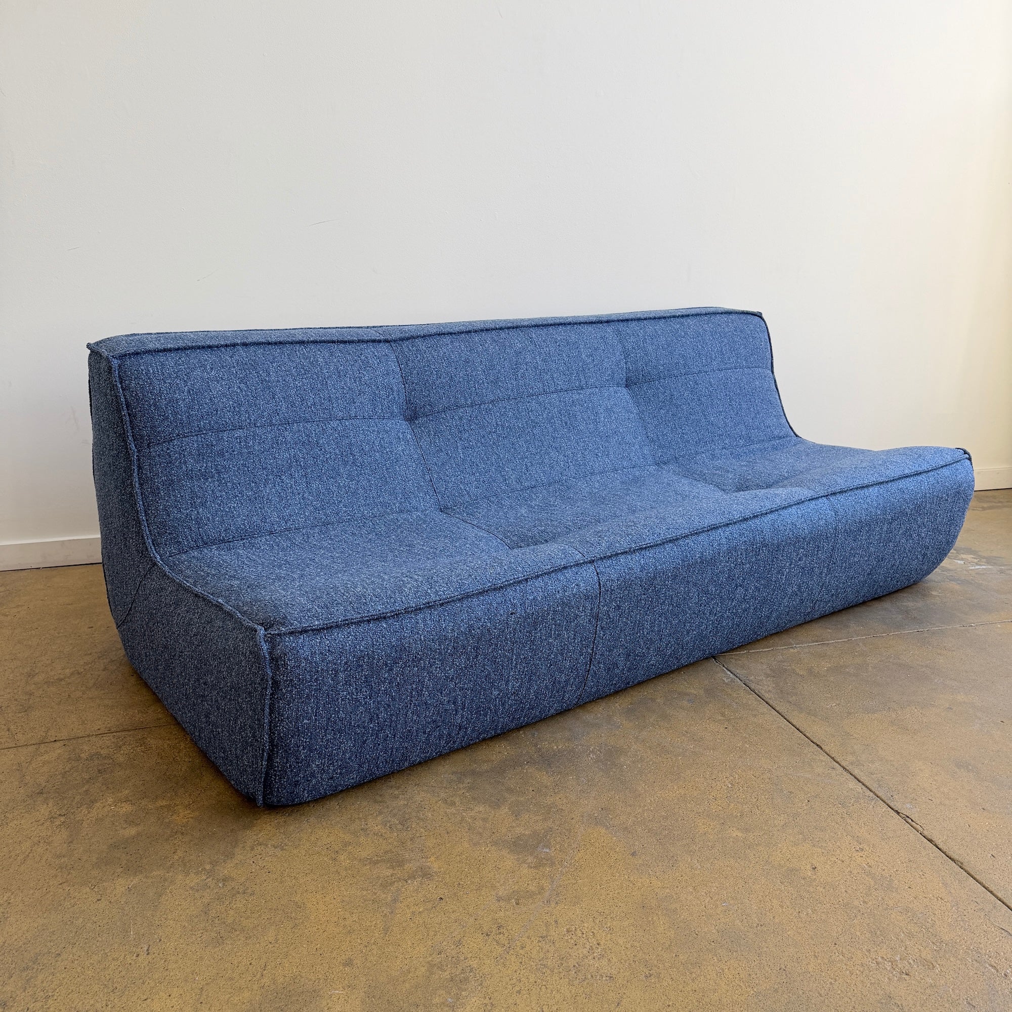 Dellarobbia Rosen Italian Three Seater Boucle Fabric Sofa