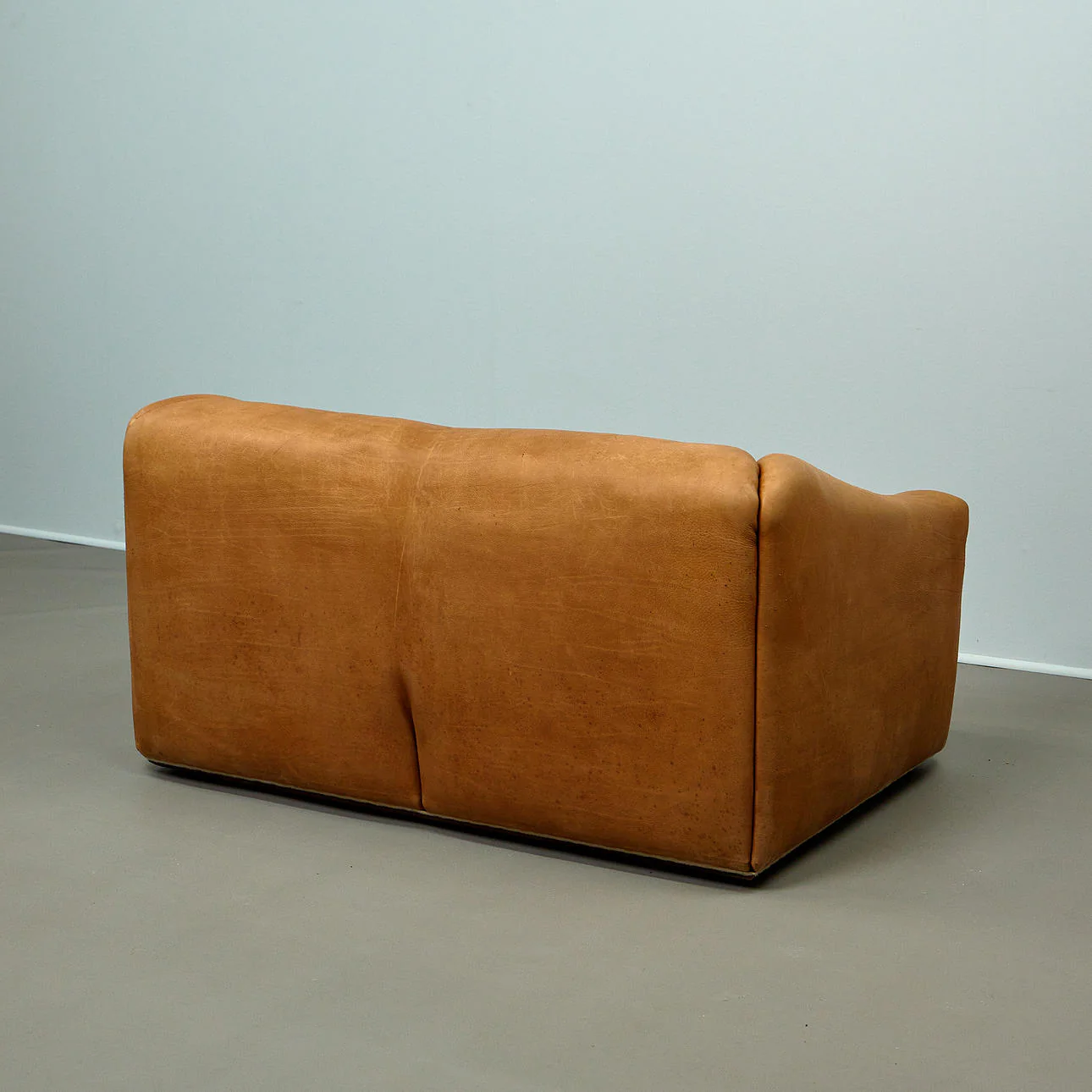 Desede DS47 Cognac Leather Loveseat Sofa - Image 4
