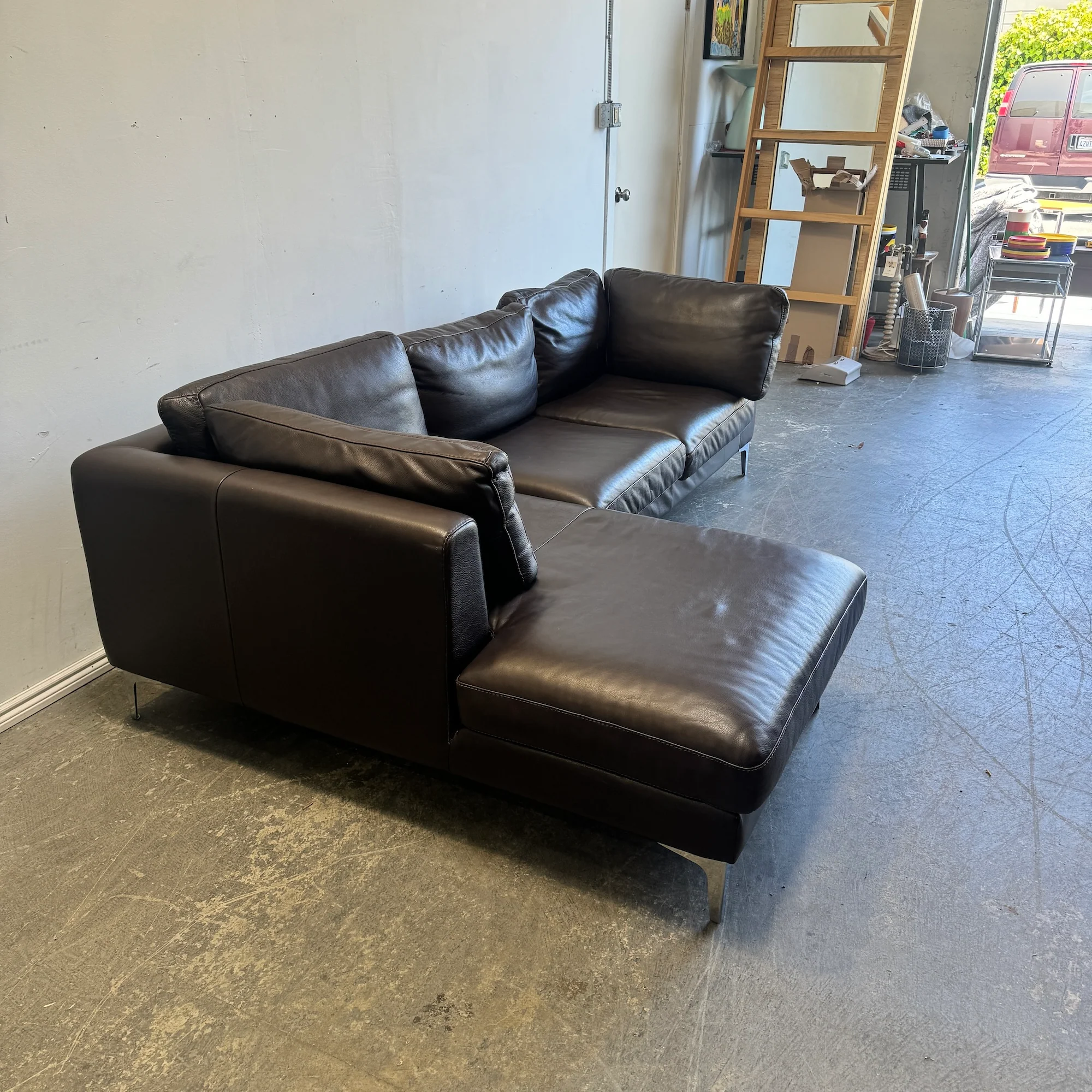Design Within Reach American Leather Albert Sectional by Ted Boerner - Image 3