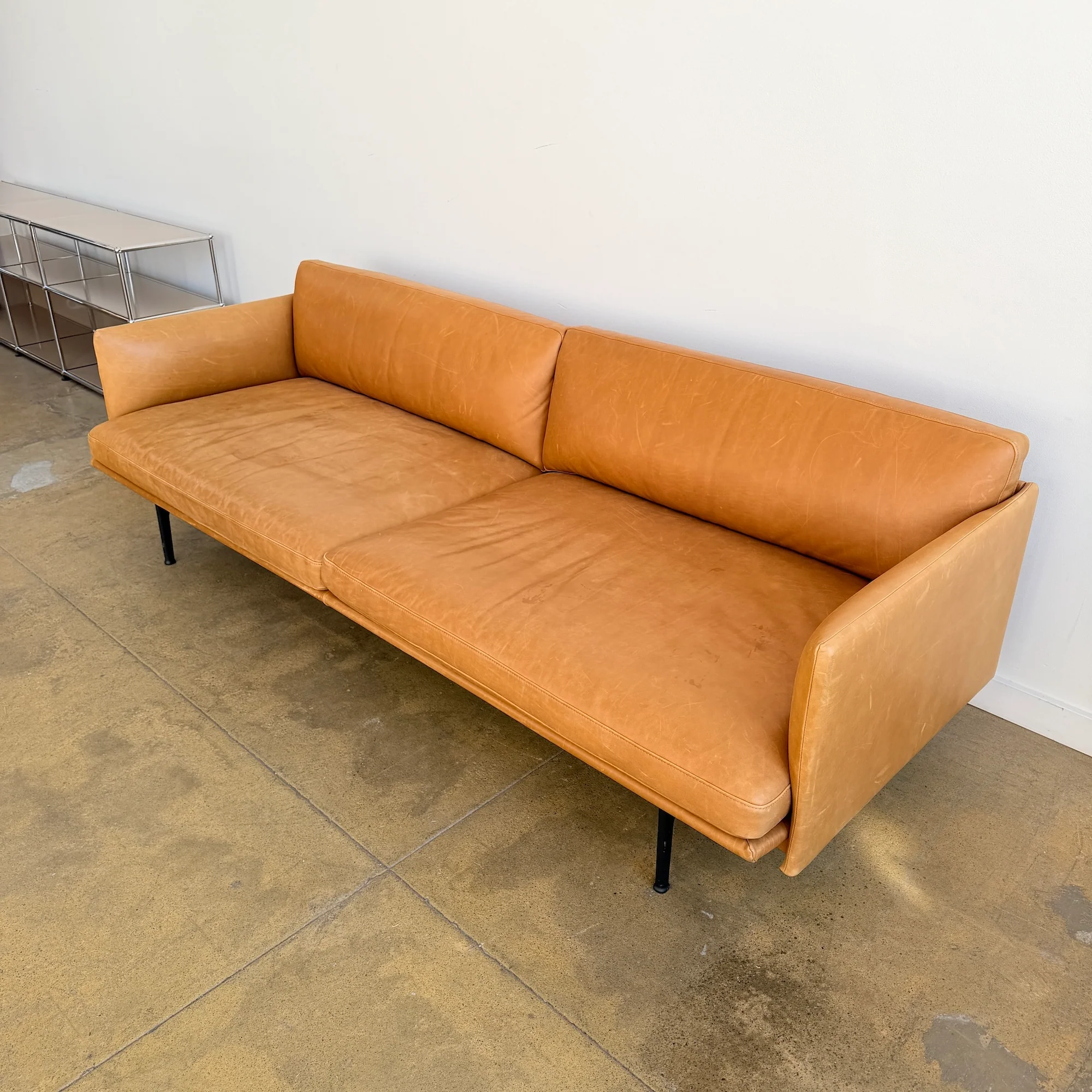 Design Within Reach Muuto Outline leather Sofa - Image 7