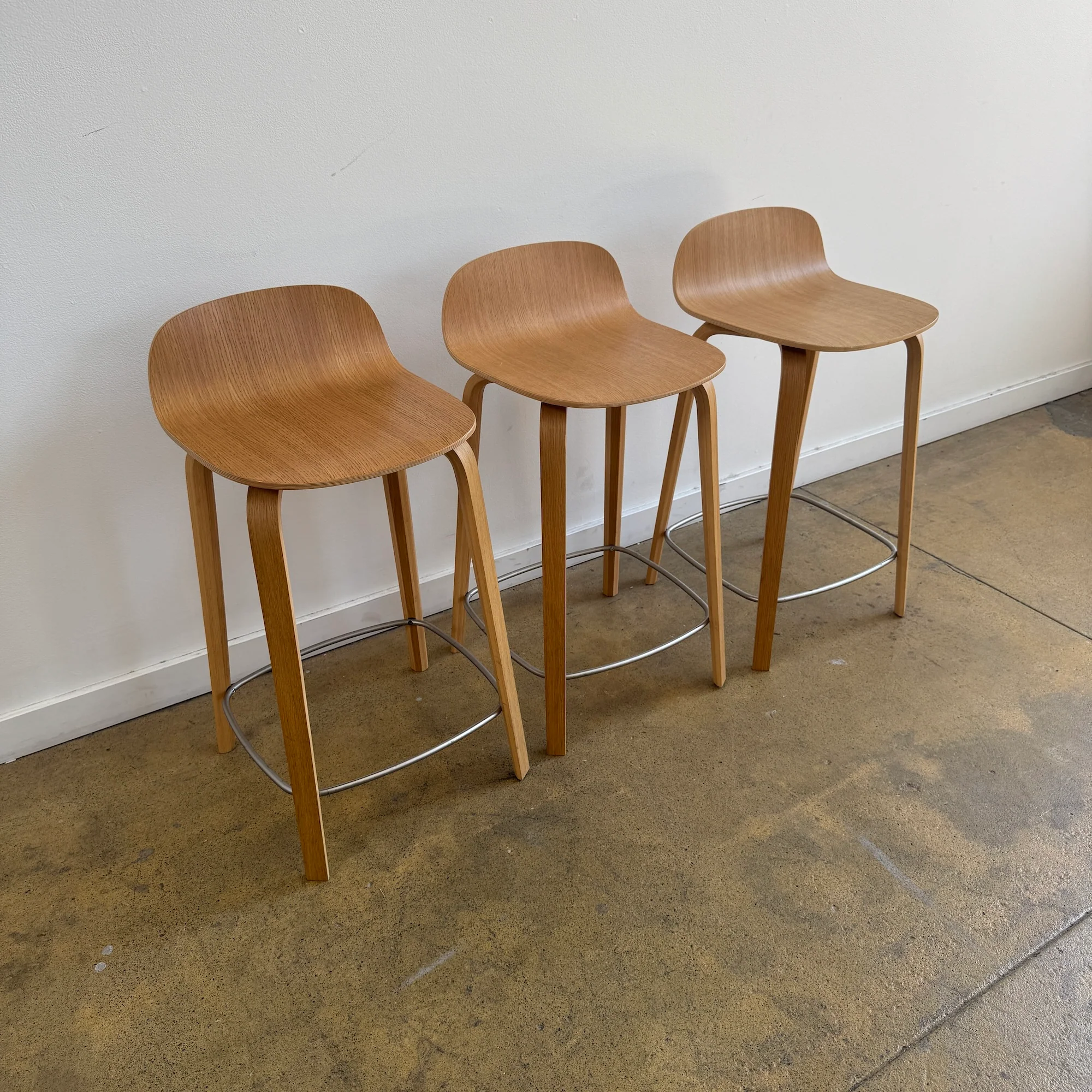 Design Within Reach Muuto Set of 3 Visu Counter Stools - Image 2