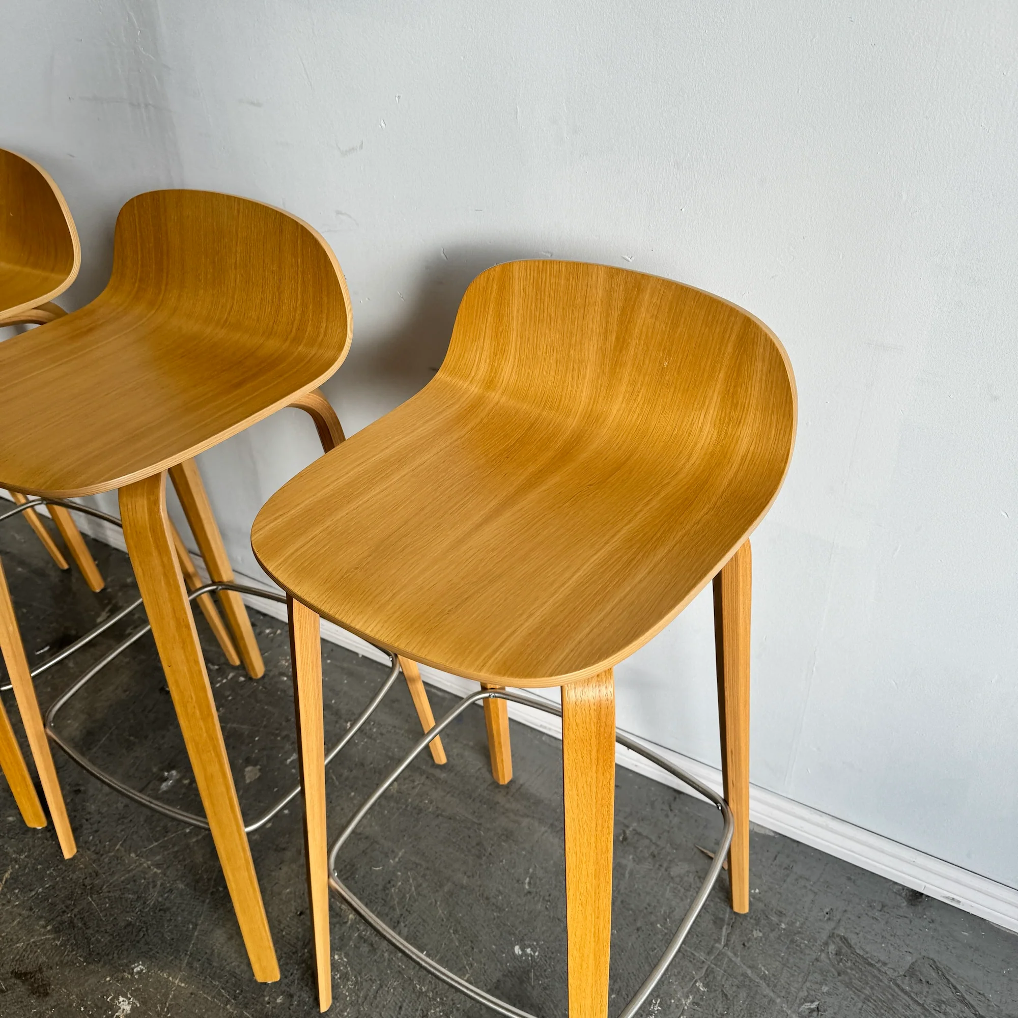 Design Within Reach Muuto Set of 4 Visu Bar Stools - Image 3