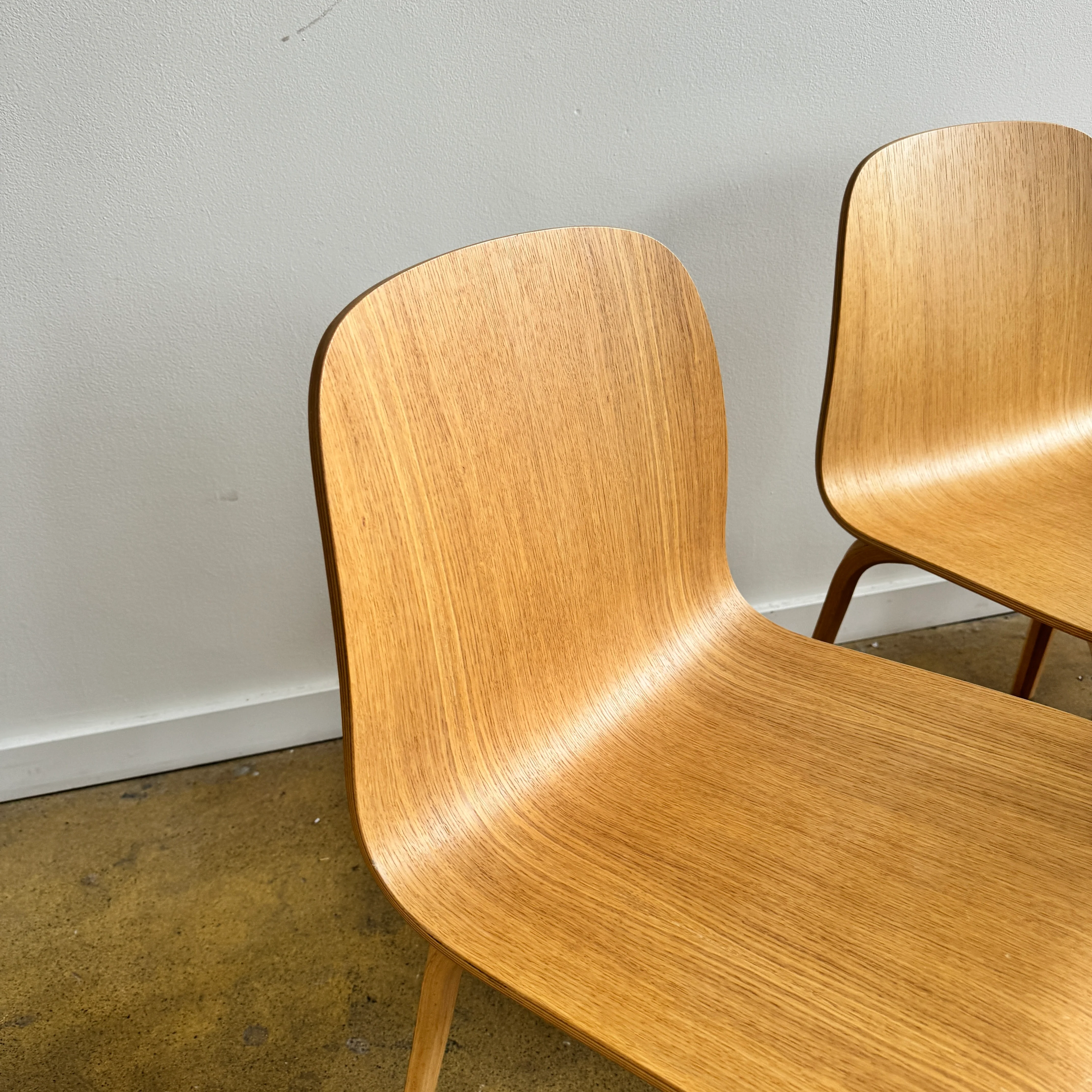 Design Within Reach Muuto Visu Oakwood set of 6 dining Chairs - Image 5