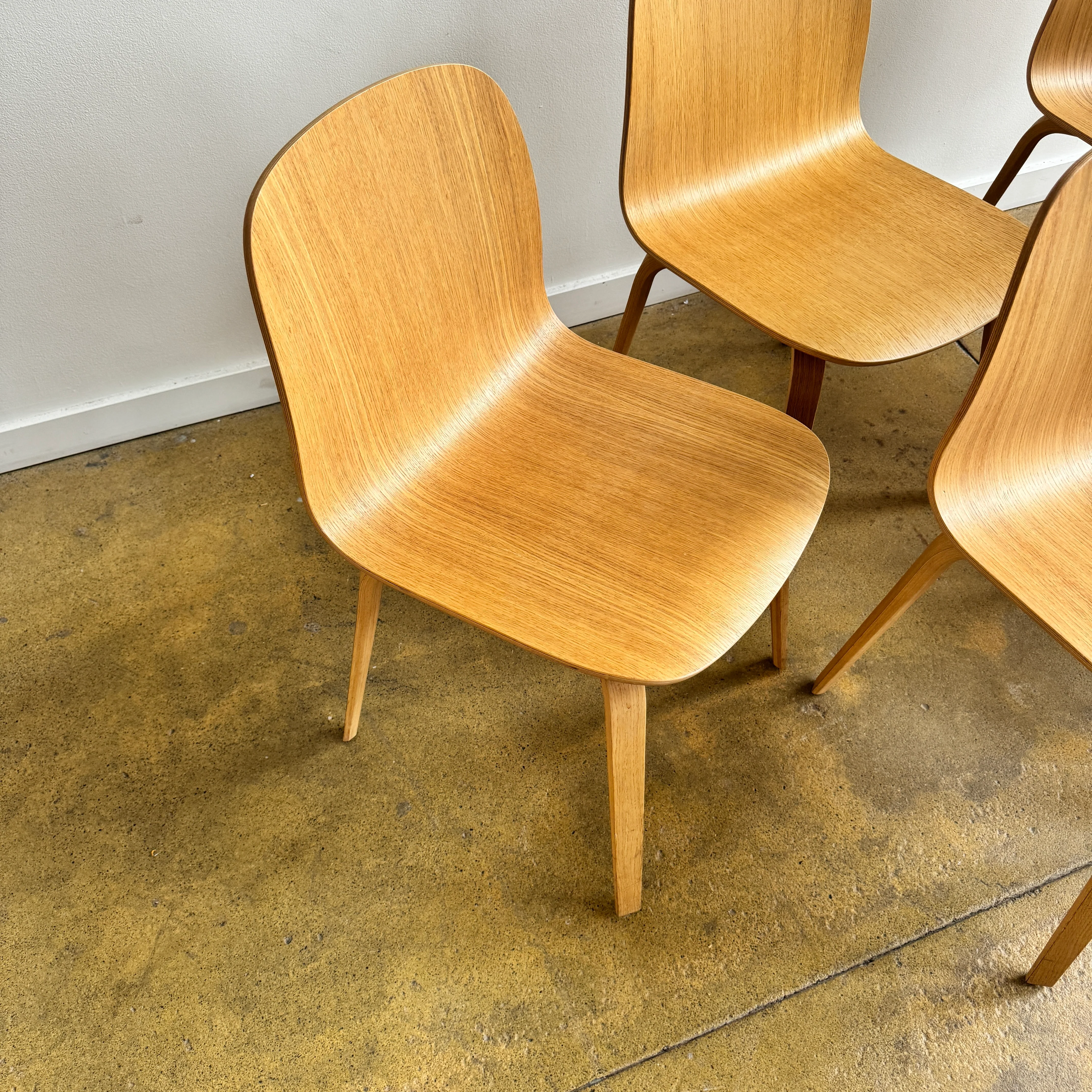 Design Within Reach Muuto Visu Oakwood set of 6 dining Chairs - Image 7
