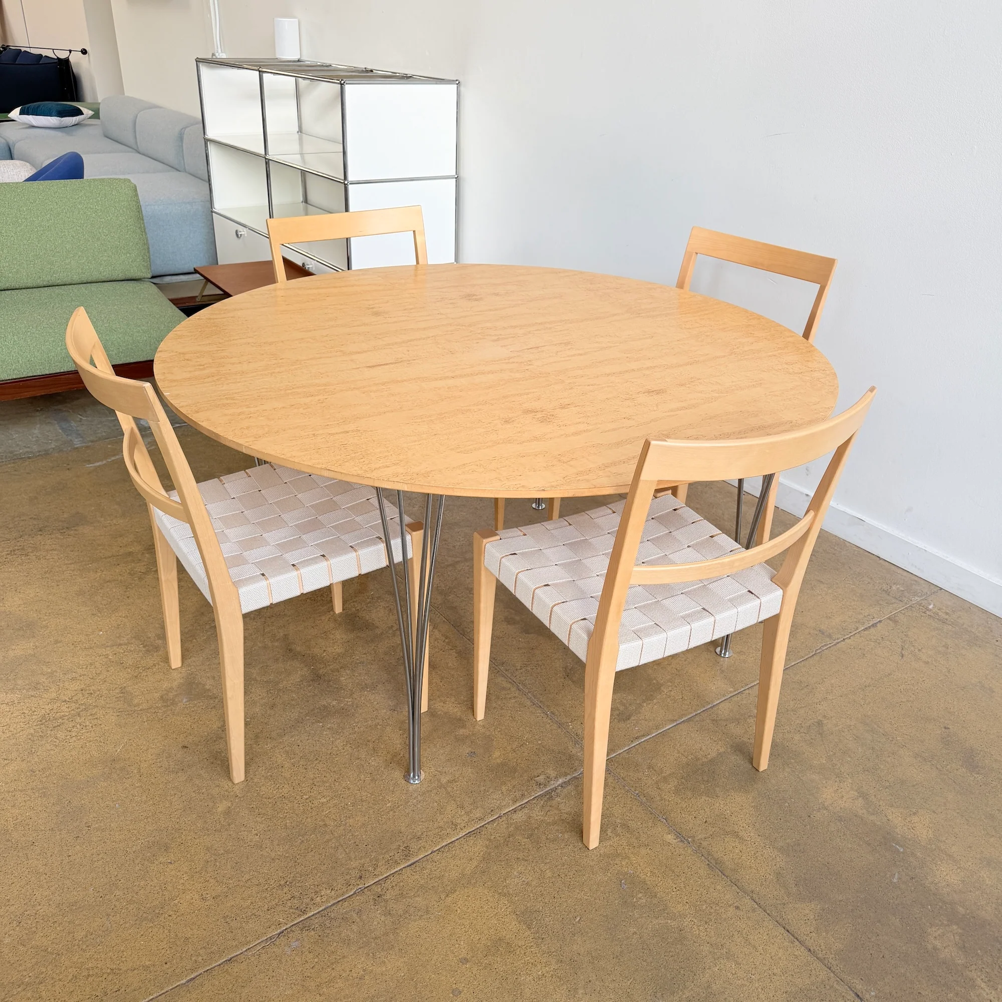 Dux Bruno Mathsson Large Birch Dining Table - Image 4