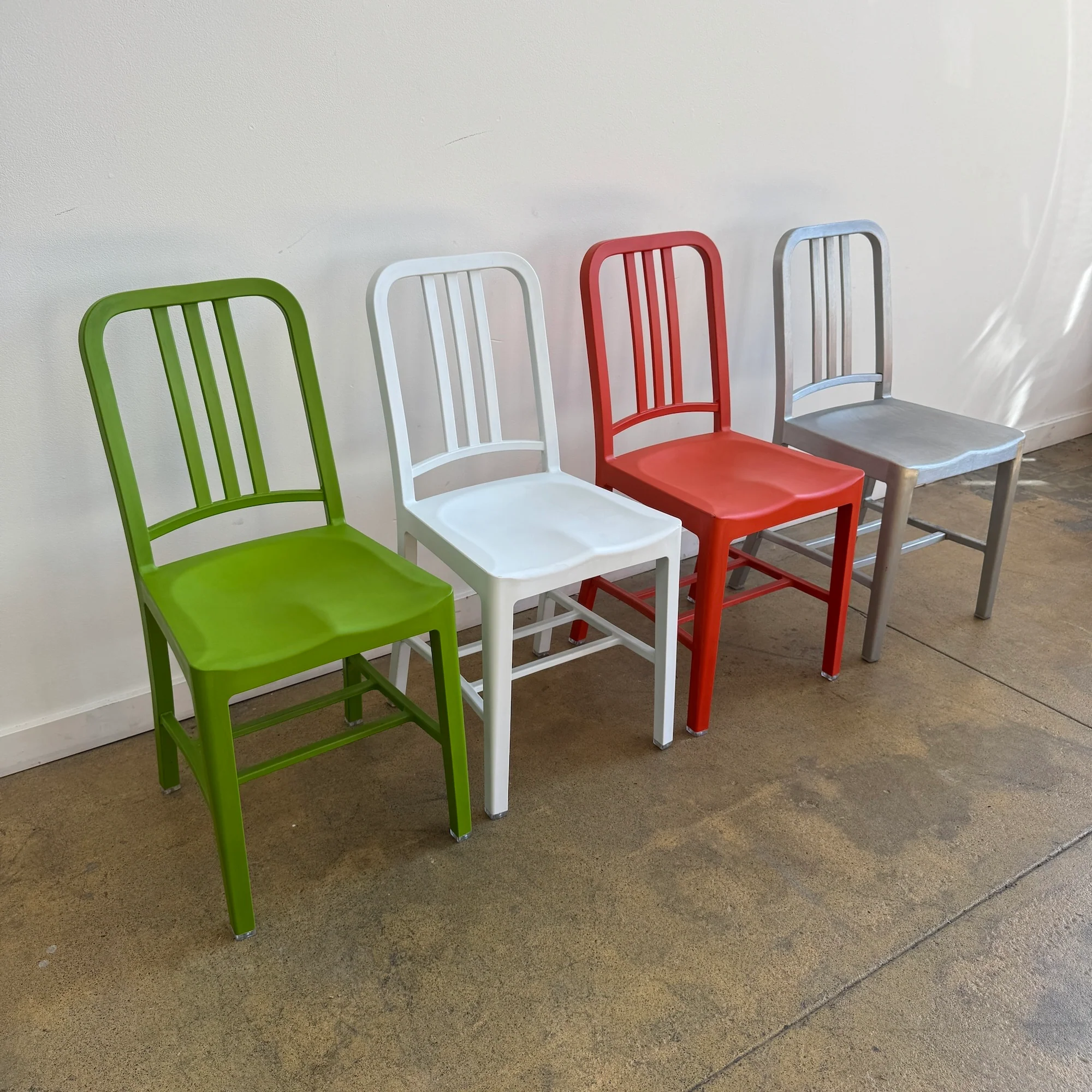 Emeco Navy 4 Color Dining chairs - Image 5