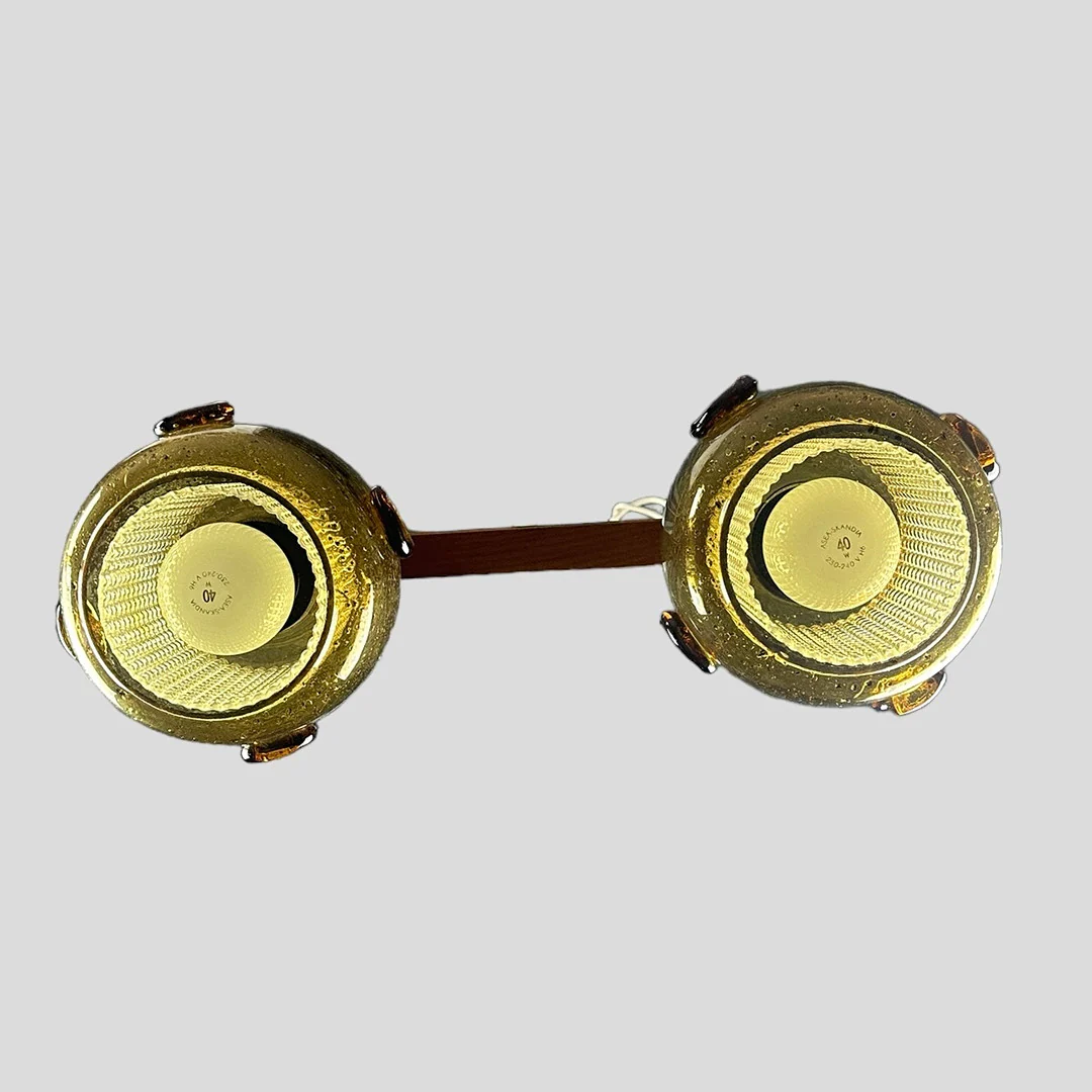 ERIK HÖGLUND tea, 2 glass cups, 2 light points hanging Light - Image 3