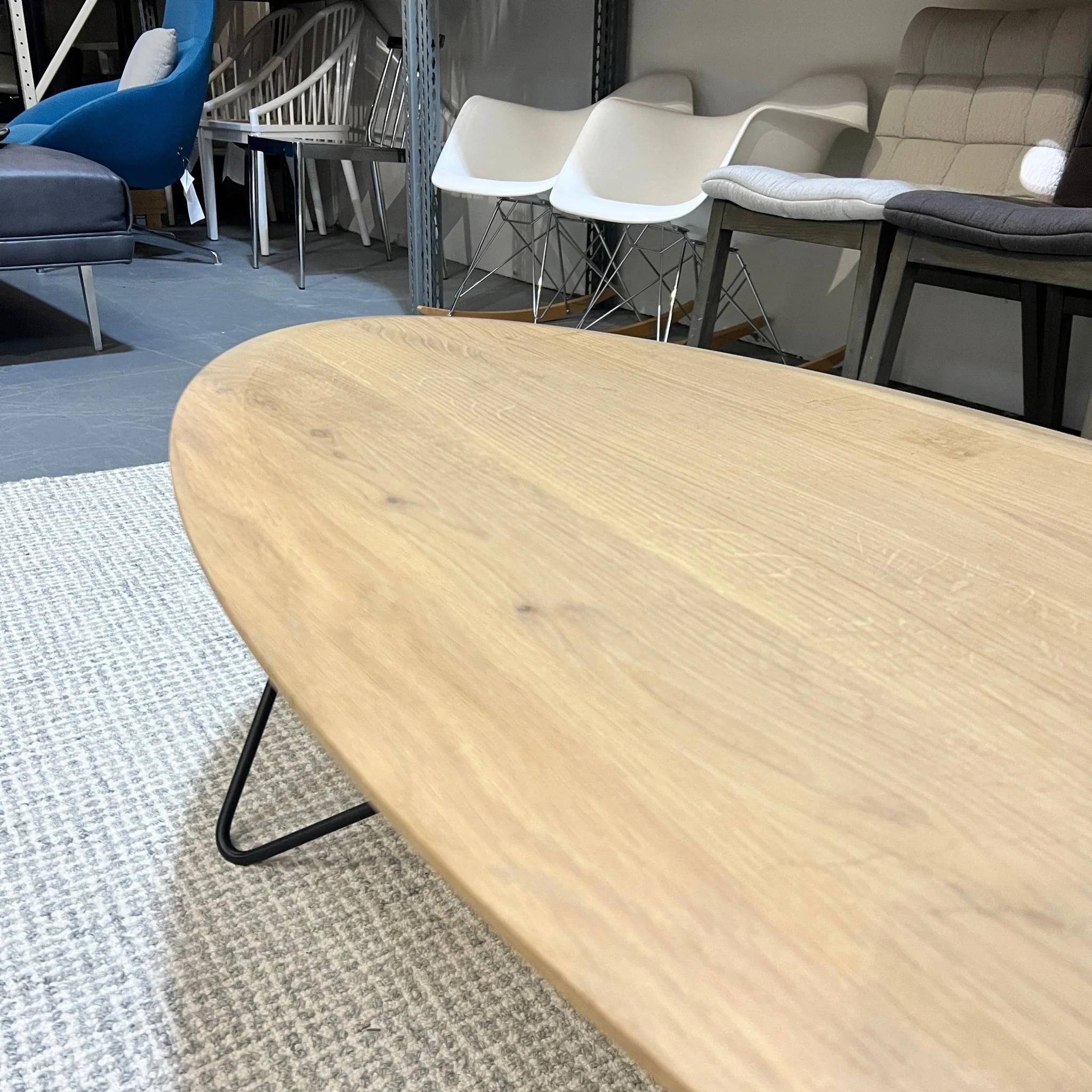 Ethnicraft Oak Orb Oval Coffee Table - Image 4