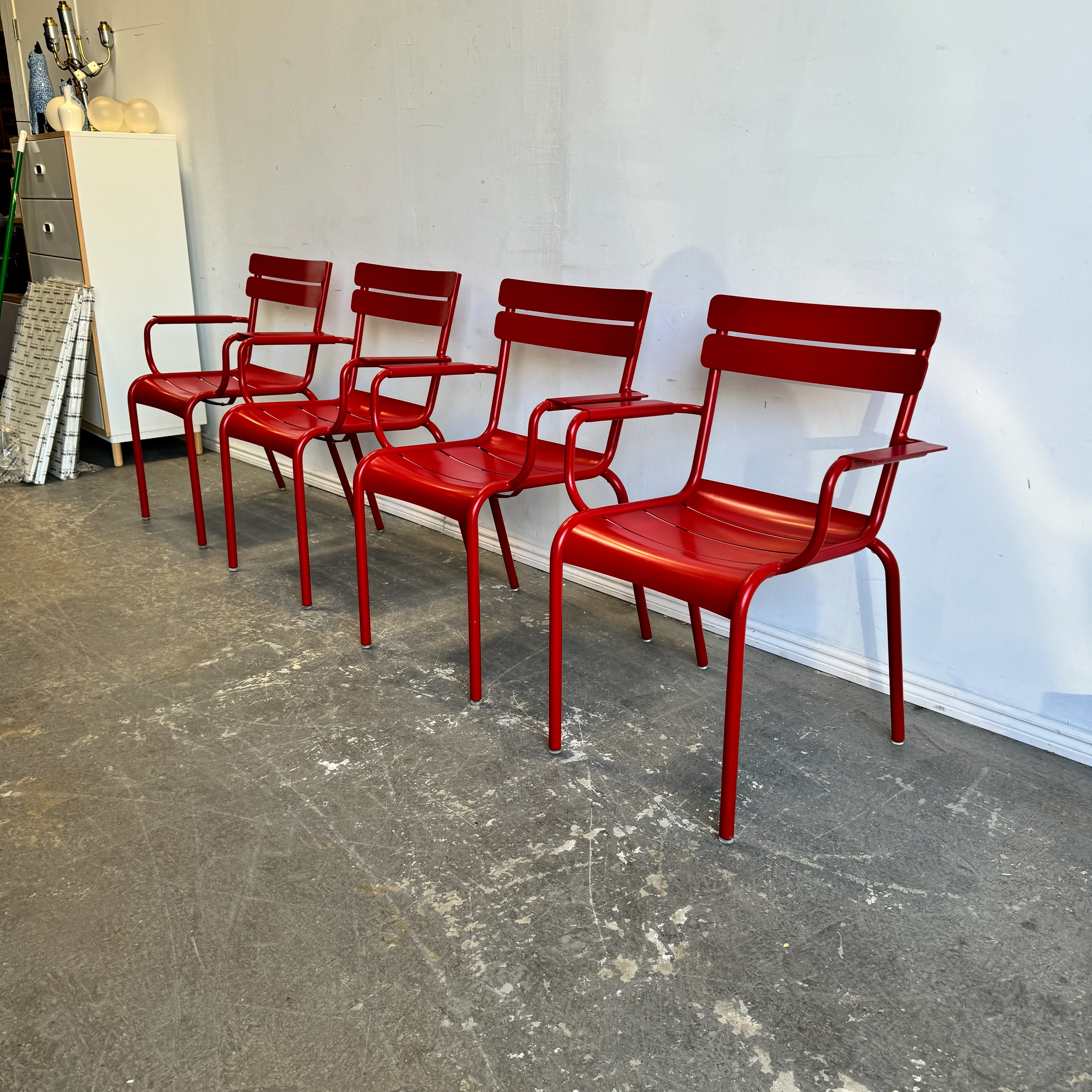 Fermob Luxembourg Outdoor set of 4 dining chairs - Image 4