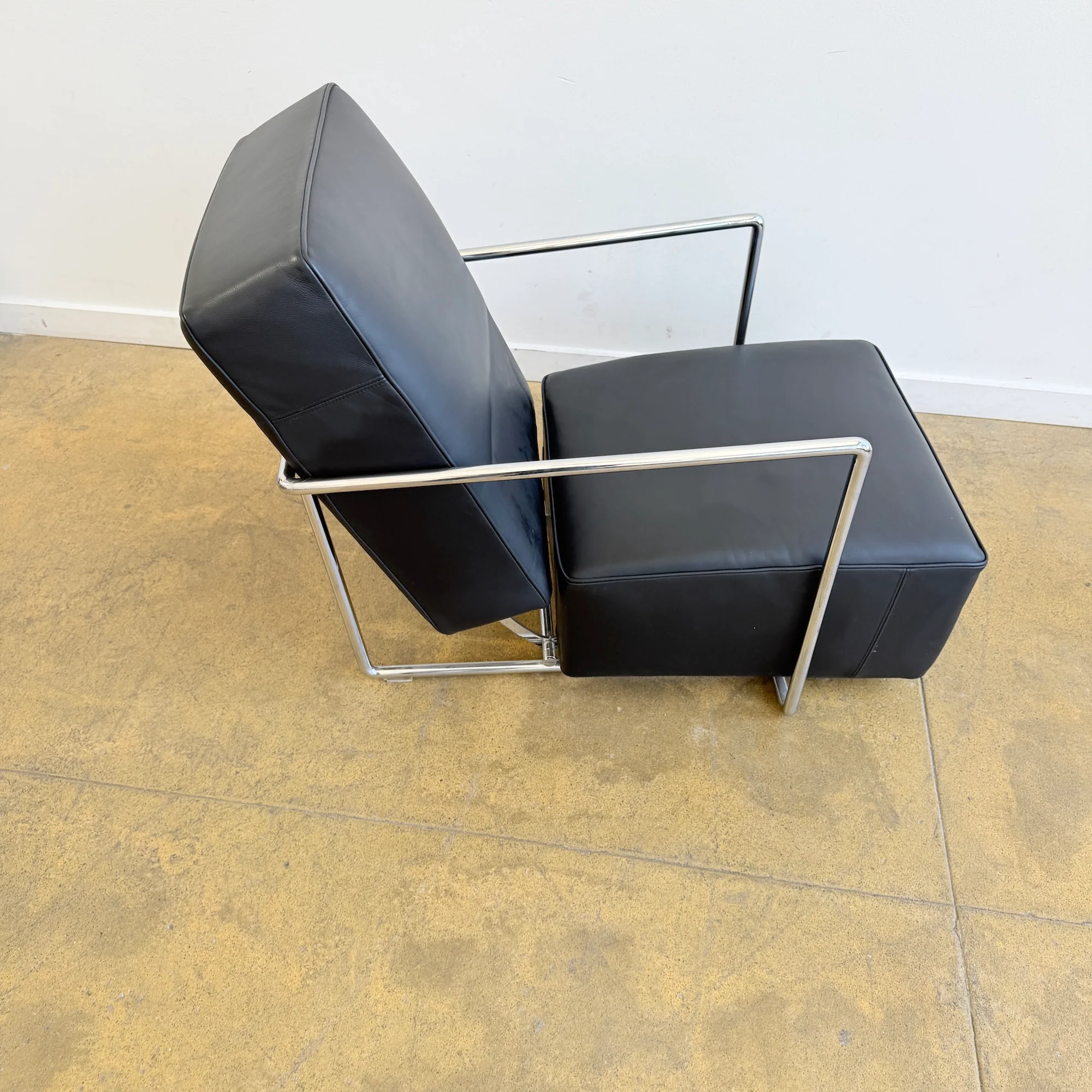 Flexform A.B.C. Leather Reclining Arm Chair by Antonio Citterio - Image 4