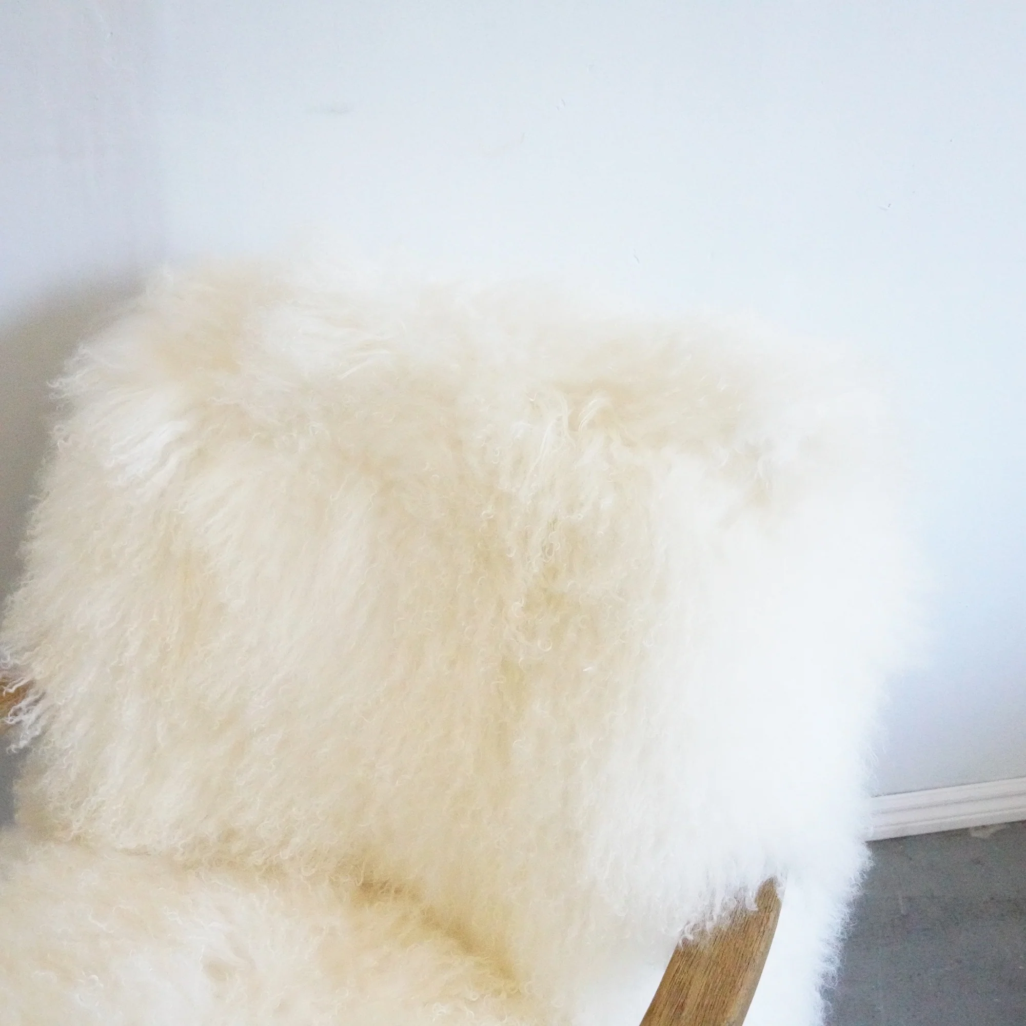 Four hands Ashland Sheepskin Armchair - Image 4