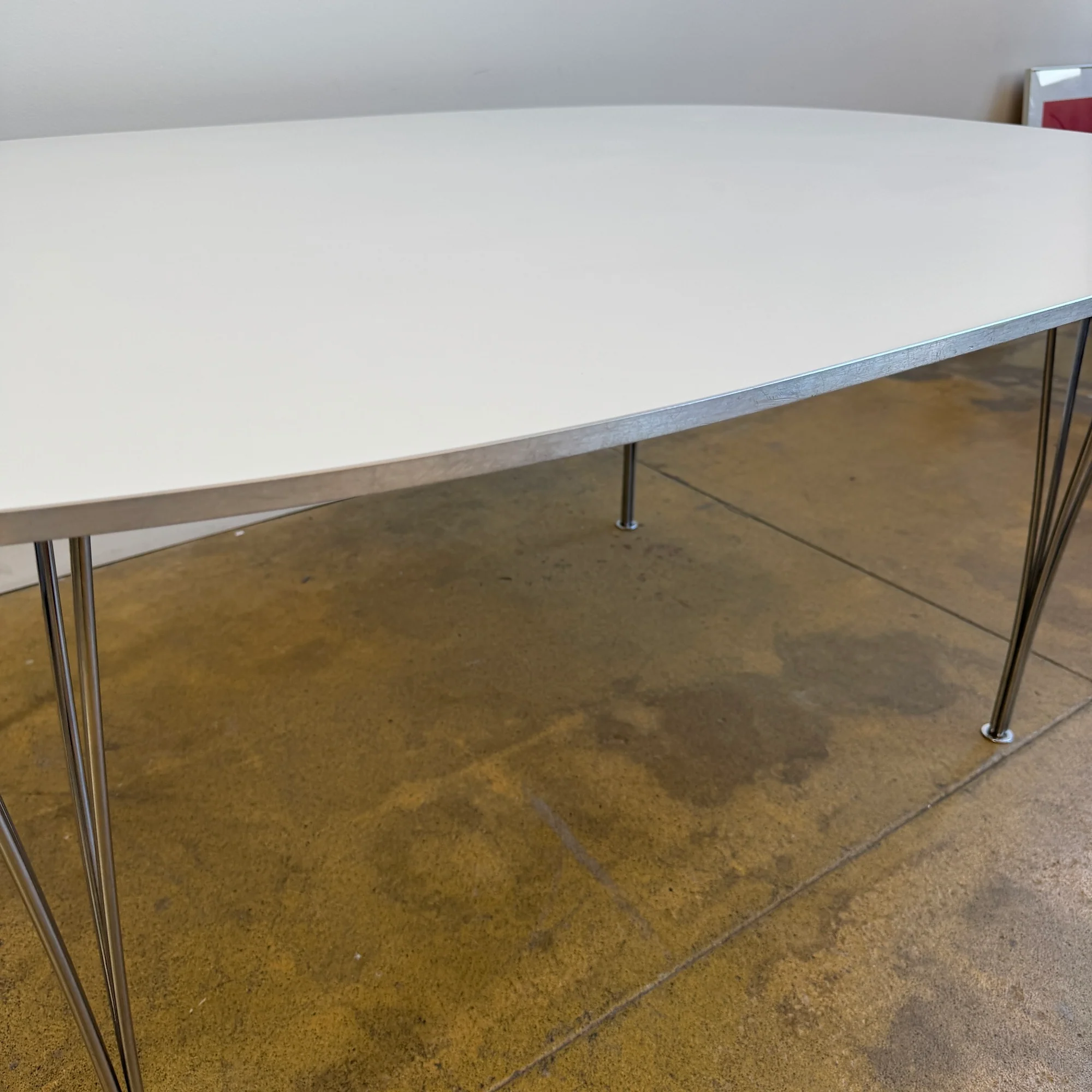 Frtiz Hansen Oval Dining Table by Piet Hein, Bruno Mathsson & Arne Jacobsen - Image 5
