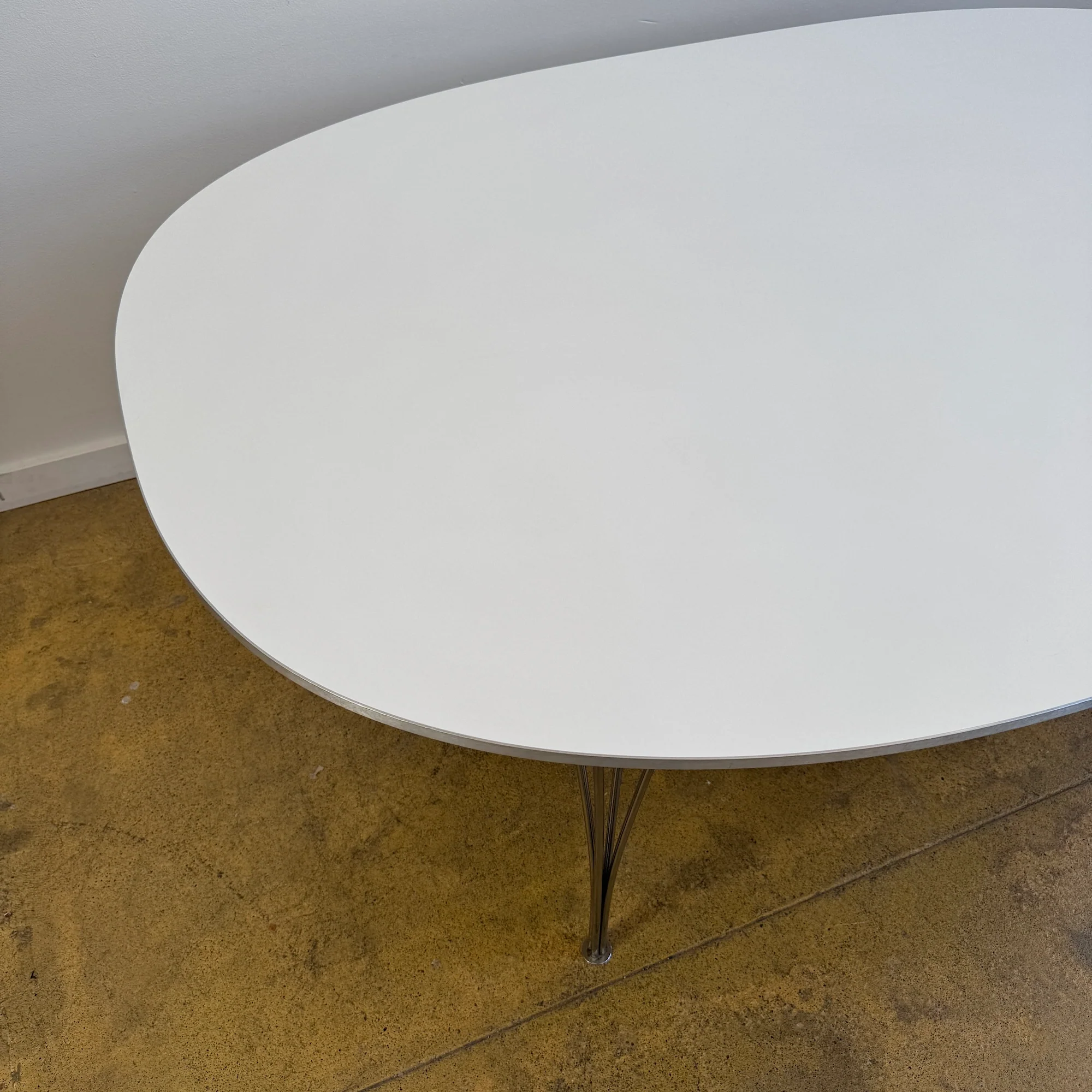 Frtiz Hansen Oval Dining Table by Piet Hein, Bruno Mathsson & Arne Jacobsen - Image 7