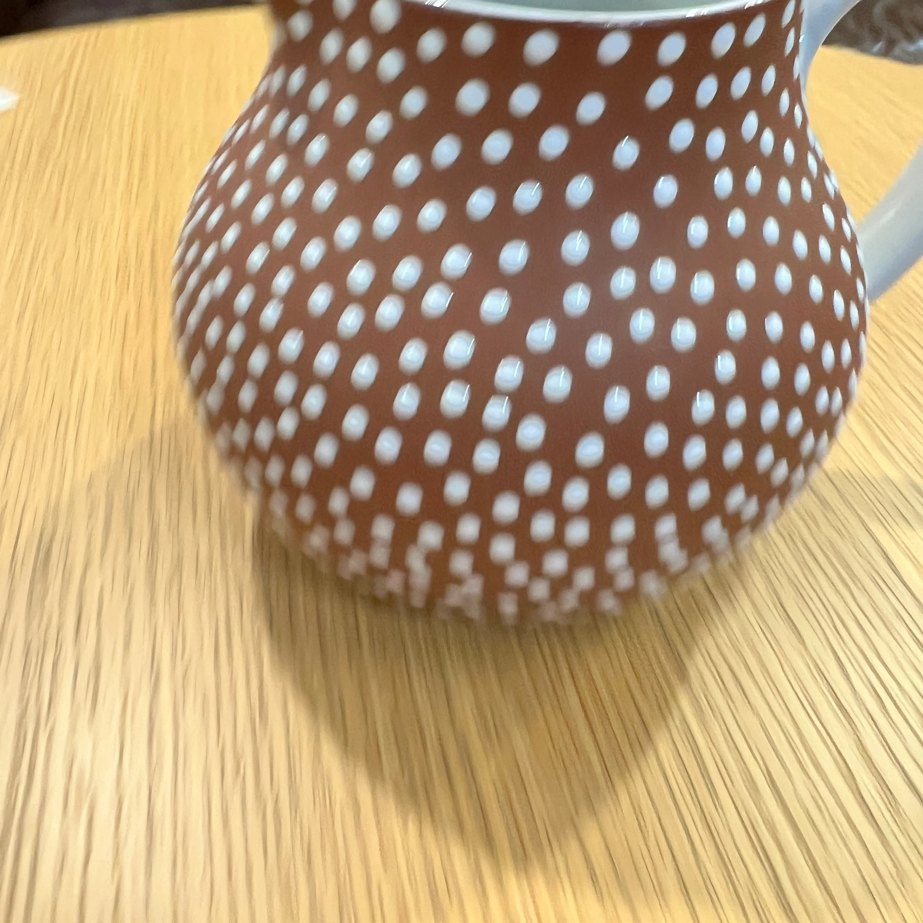 Gorgeous Danish Polkadot Handmade pitcher - Image 4