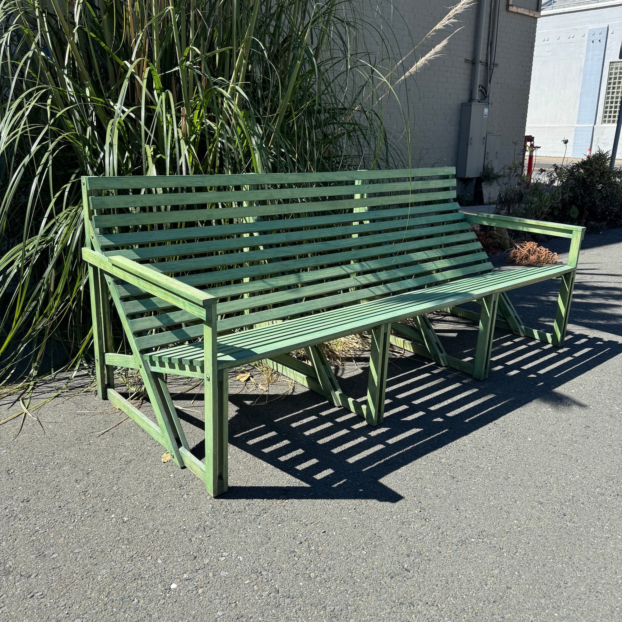 Green Patio Bench from Weltevree by Bertjan Pot