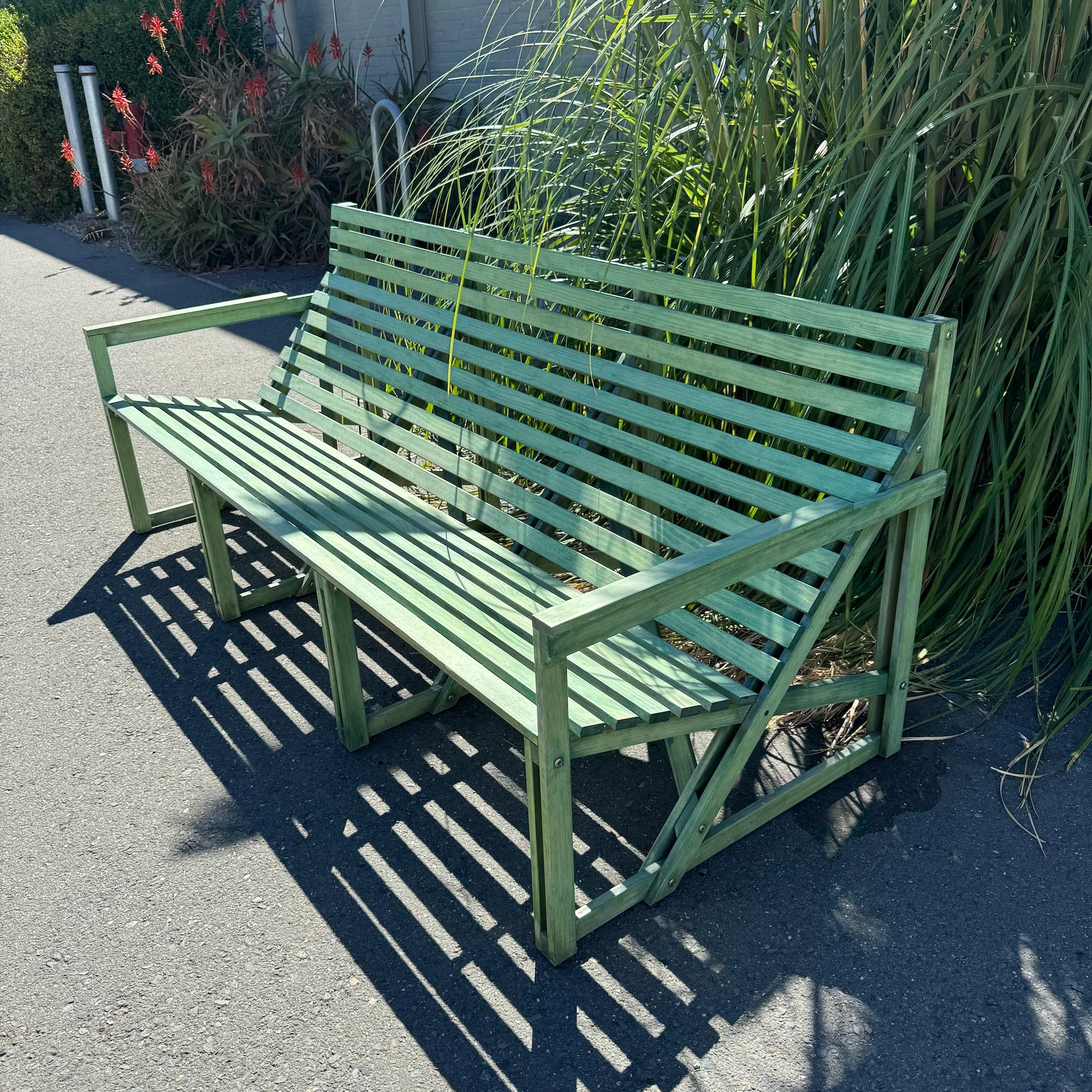 Green Patio Bench from Weltevree by Bertjan Pot - Image 3