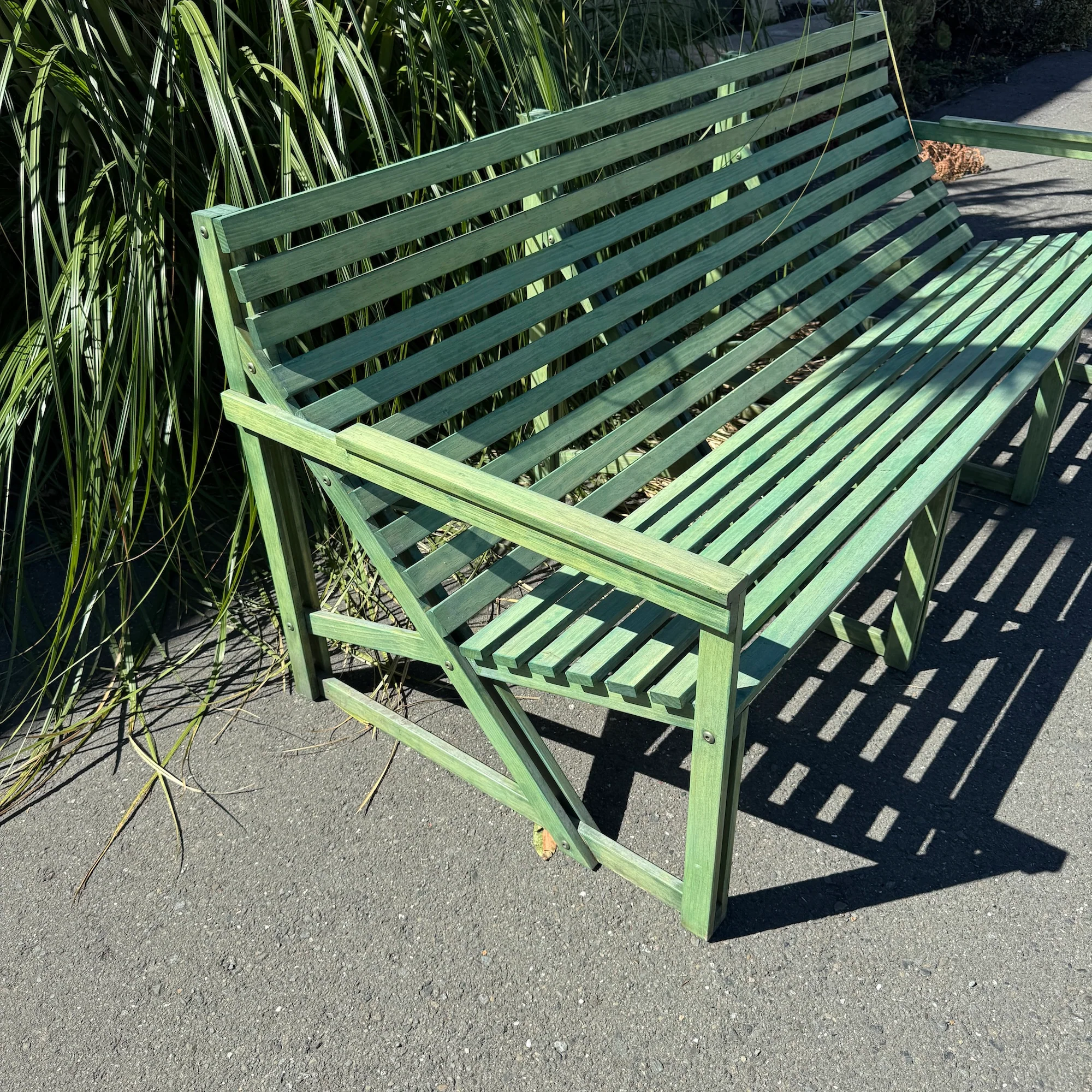 Green Patio Bench from Weltevree by Bertjan Pot - Image 4