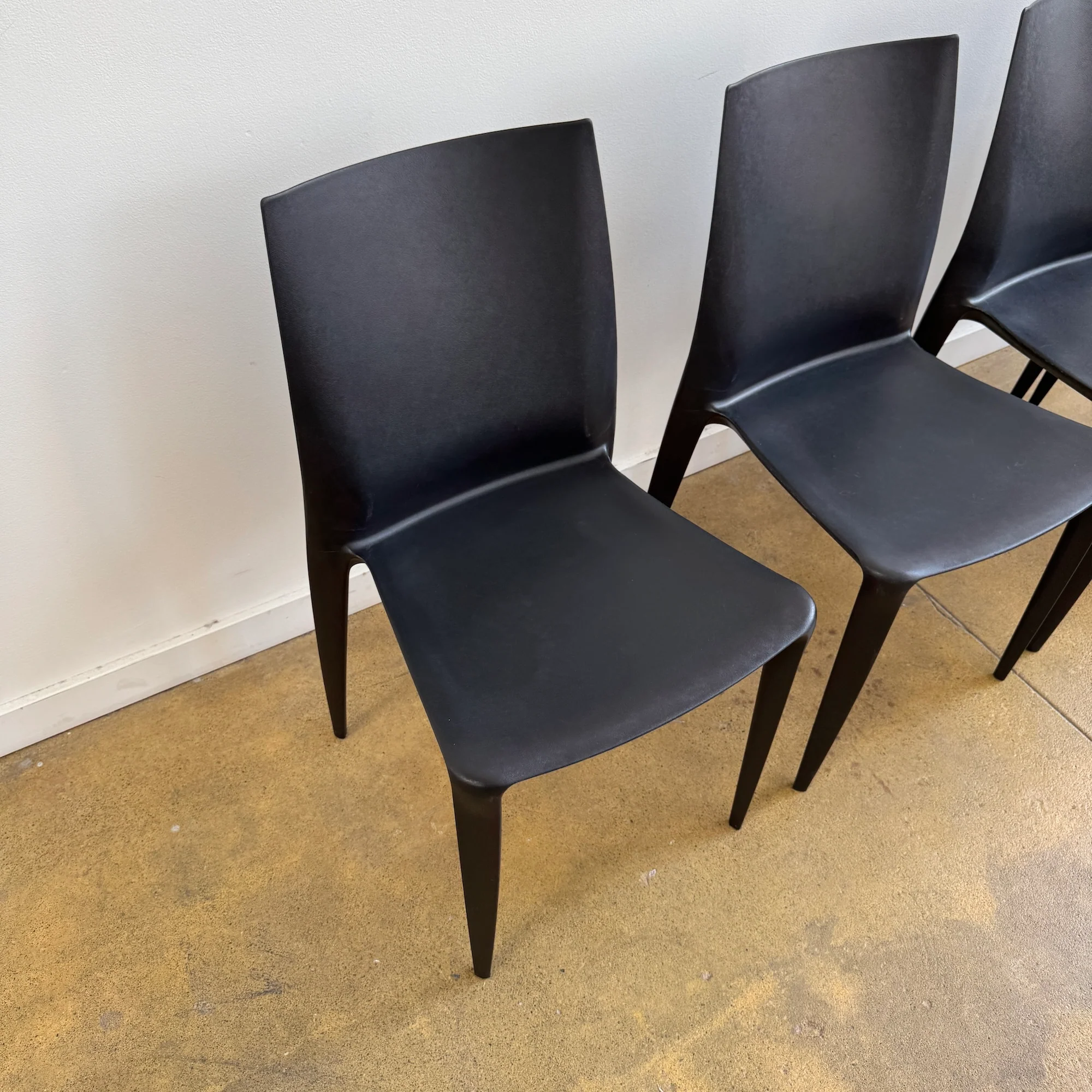Heller Bellini set of 4 outdoor Stacking chairs - Image 4