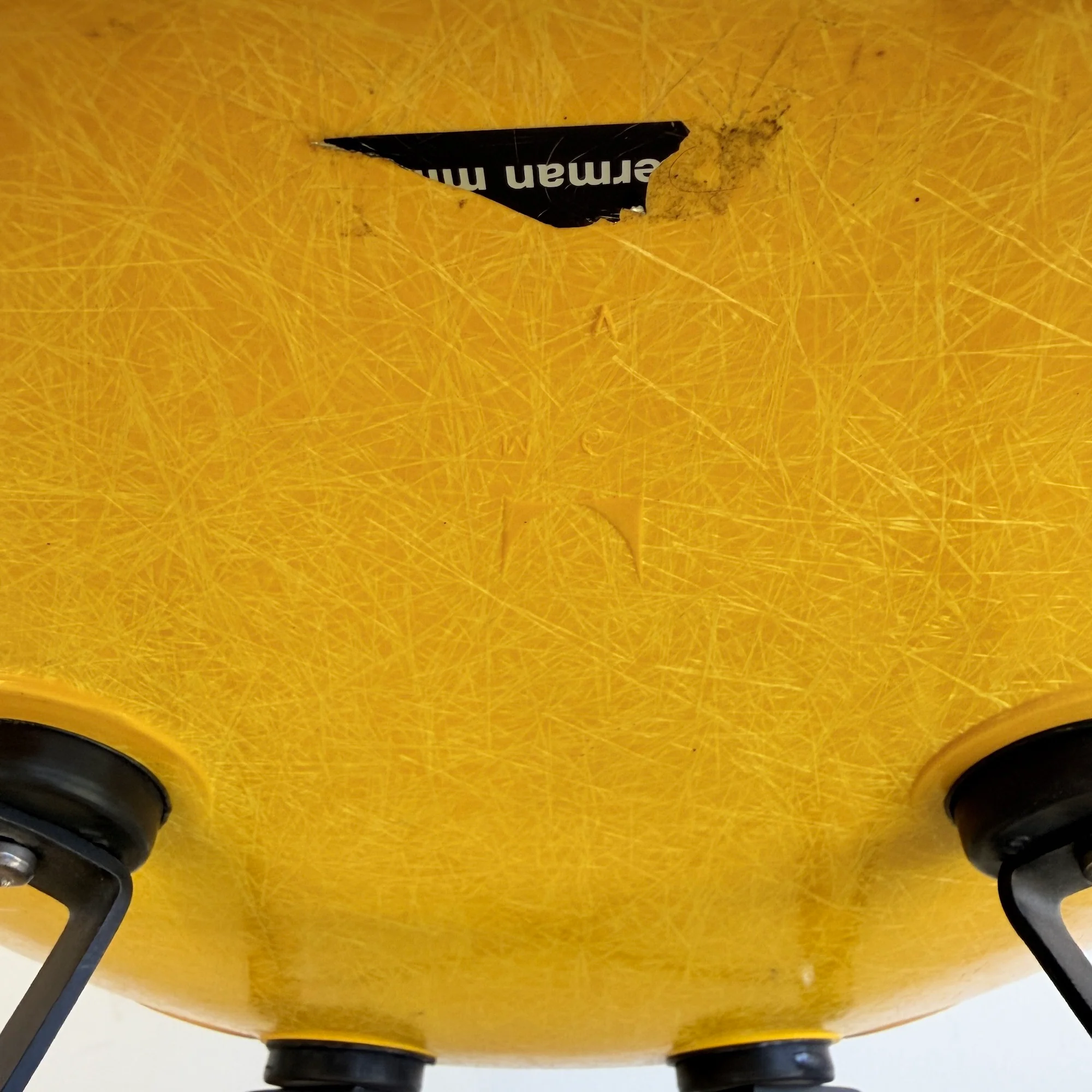 Herman Miller Eames Molded Fiberglass - Yellow - Image 6