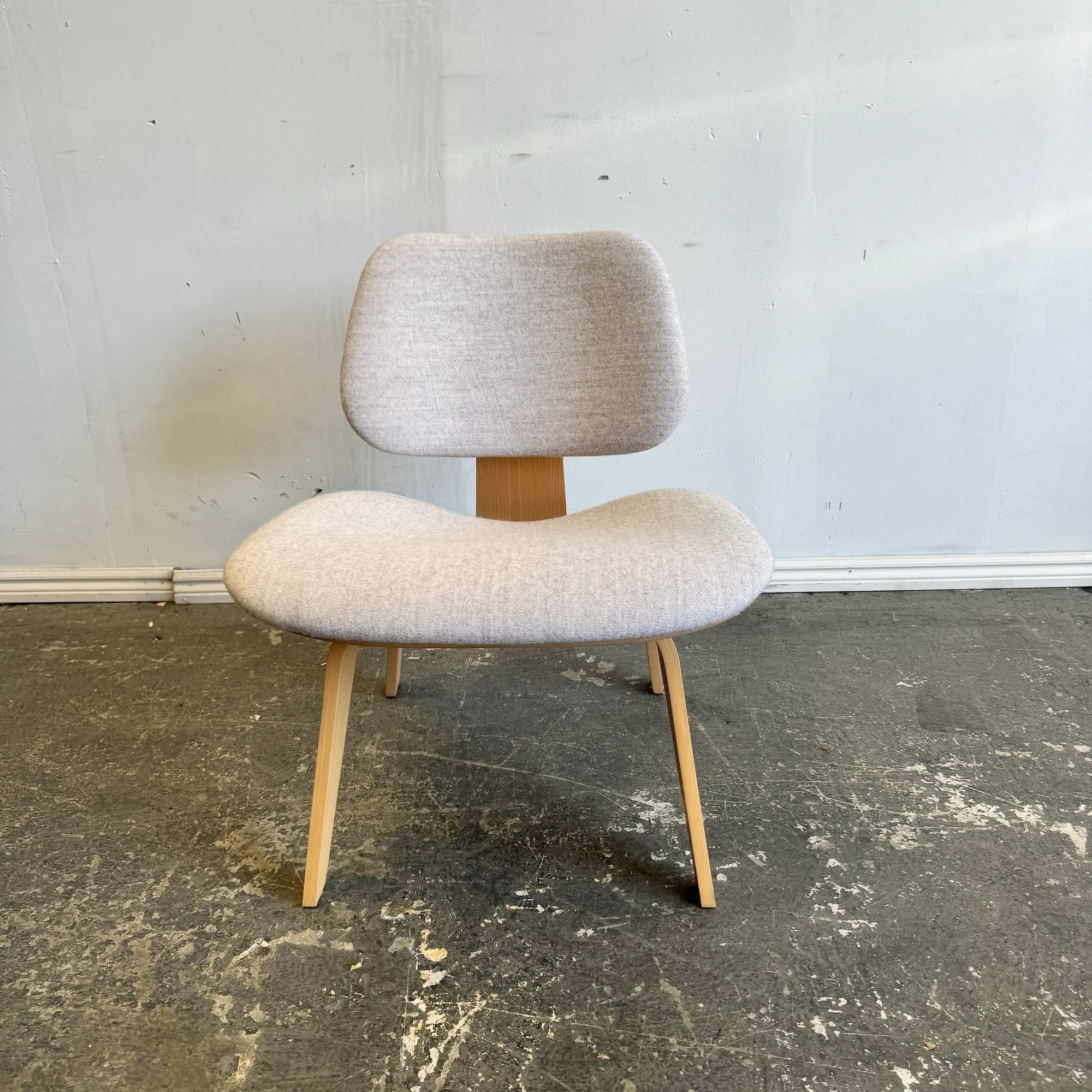 Herman Miller Eames Molded Plywood Lounge Chair with Upholstery - Image 2