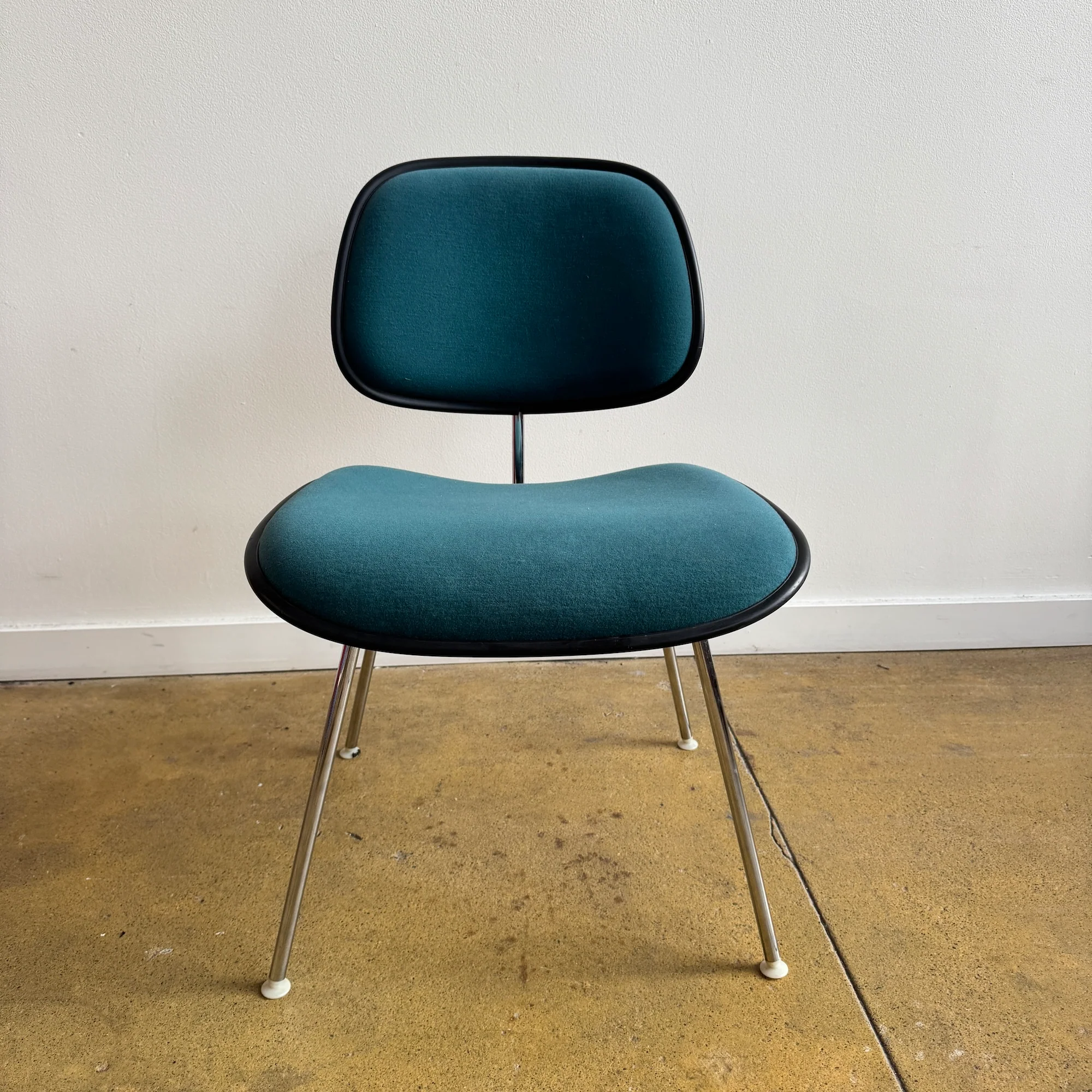 Herman Miller Vintage Eames Velvet upholstered Molded Dining Chair - Image 2