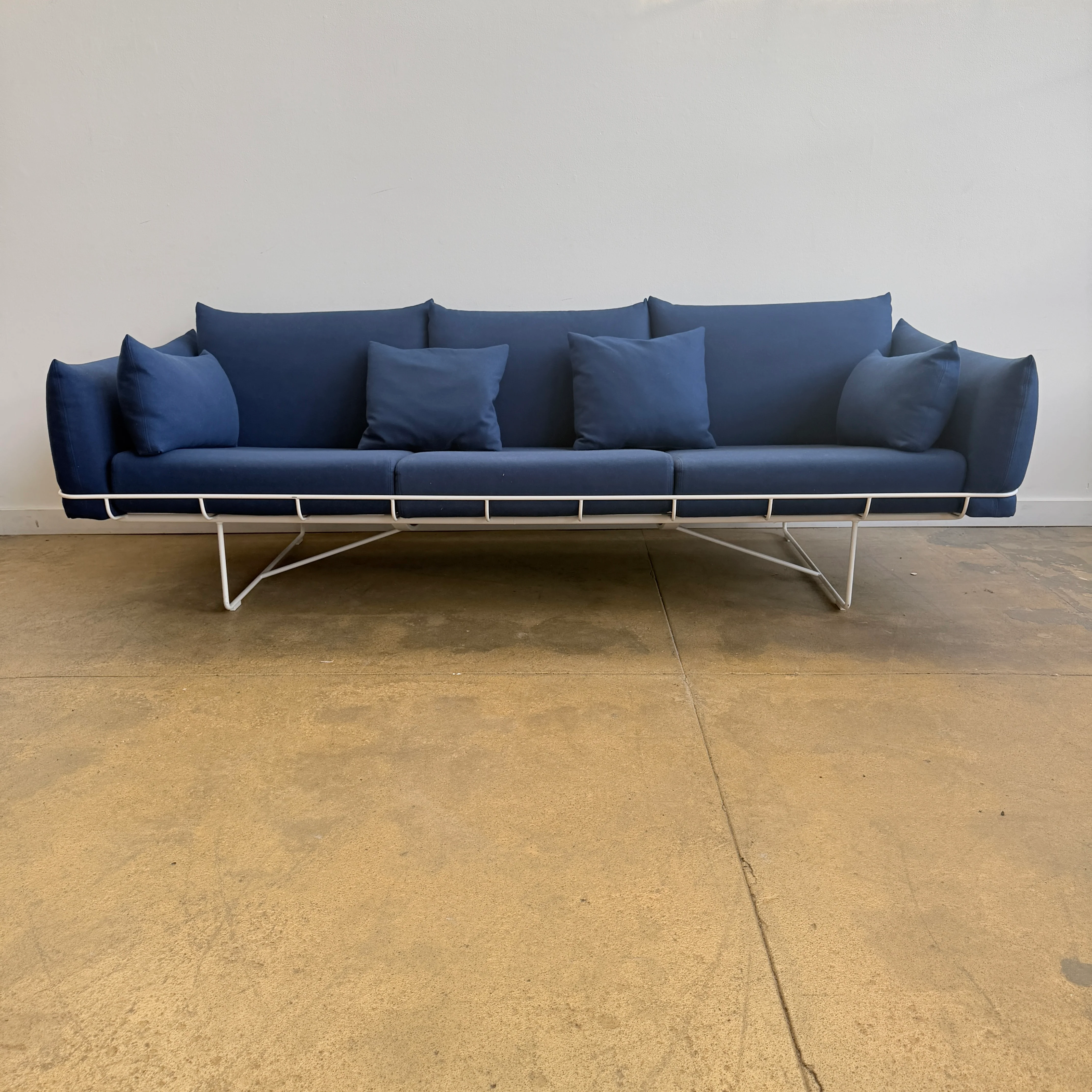 Herman Miller Wireframe Sofa by Sam Hecht & Kim Colin - Blue