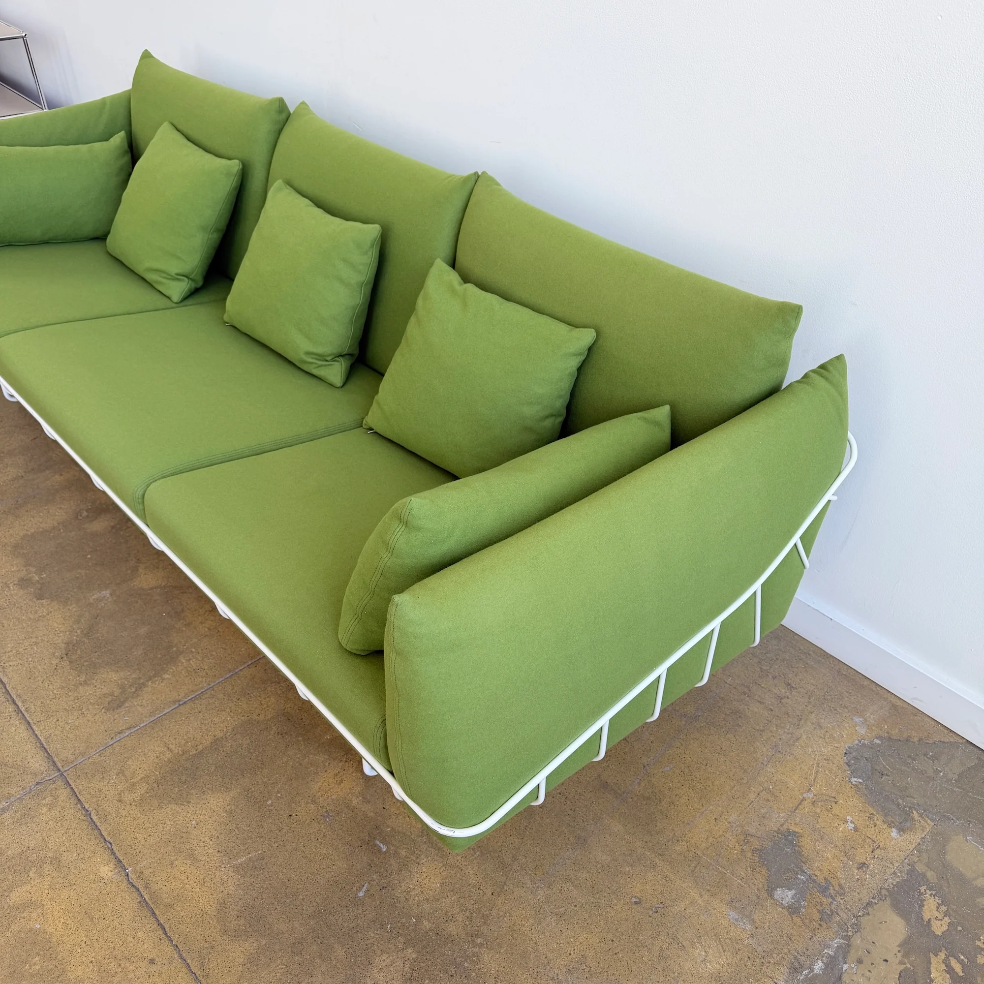 Herman Miller Wireframe Sofa by Sam Hecht & Kim Colin (Green) - Image 5