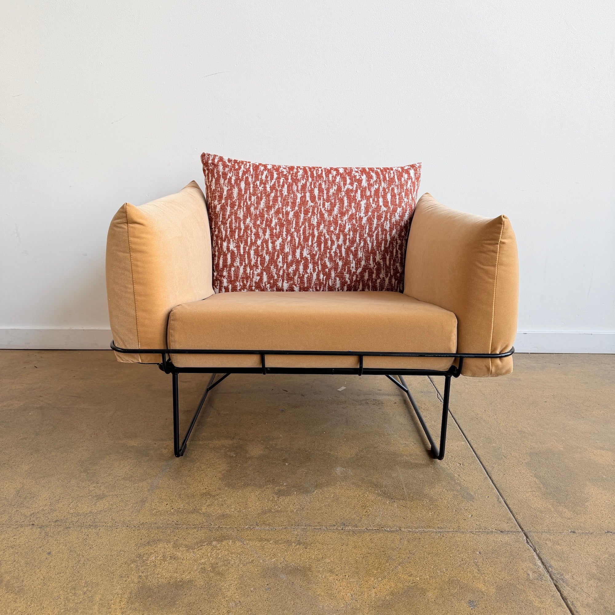 Herman Miller Wireframe Velvet Chair by Sam Hecht & Kim Colin