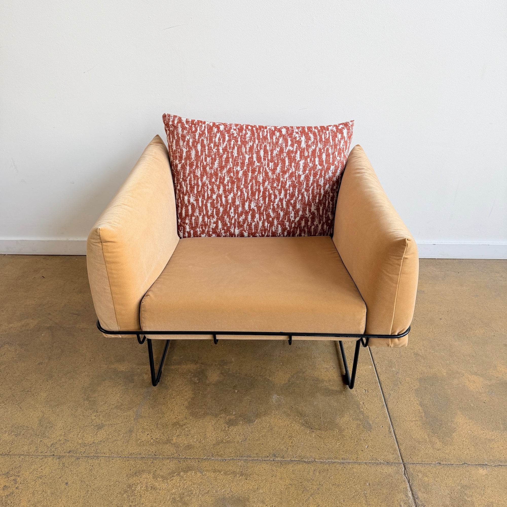 Herman Miller Wireframe Velvet Chair by Sam Hecht & Kim Colin - Image 2