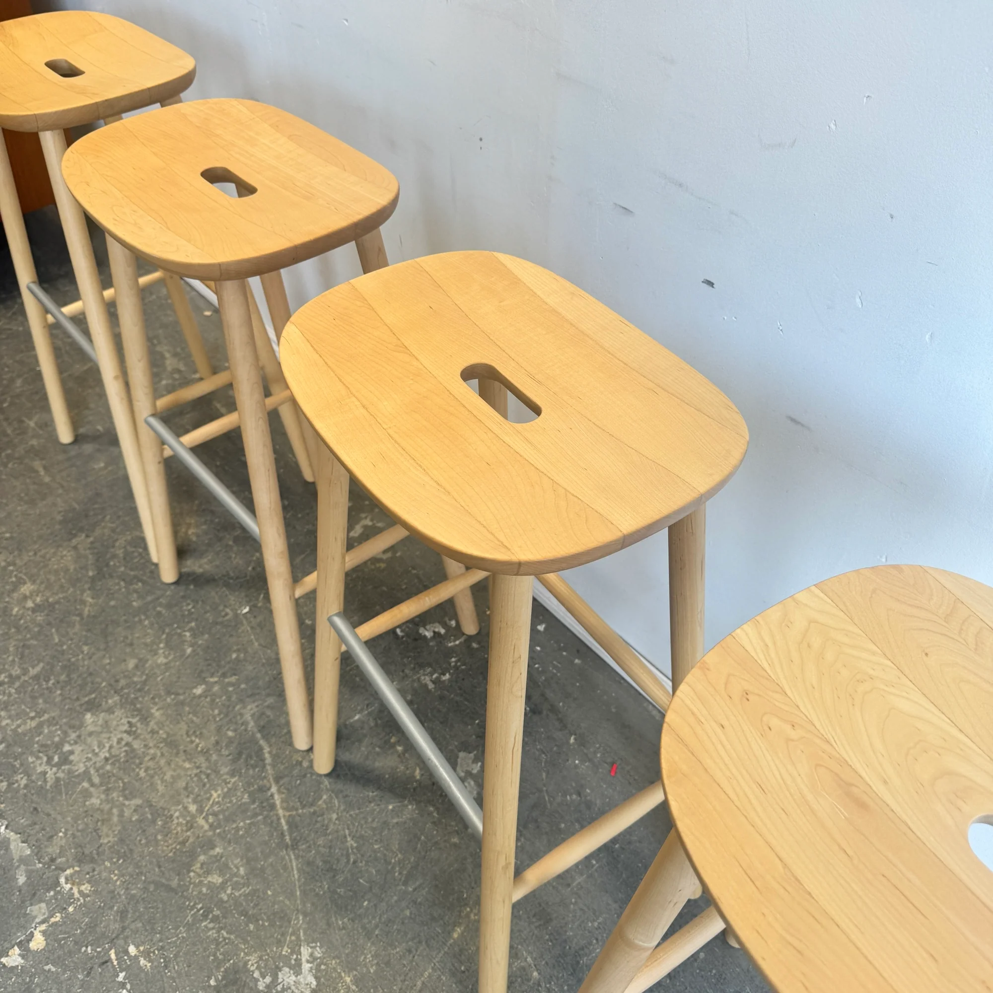 Jasper Morison Maruni o3 set of 4 Bar stools - Image 3