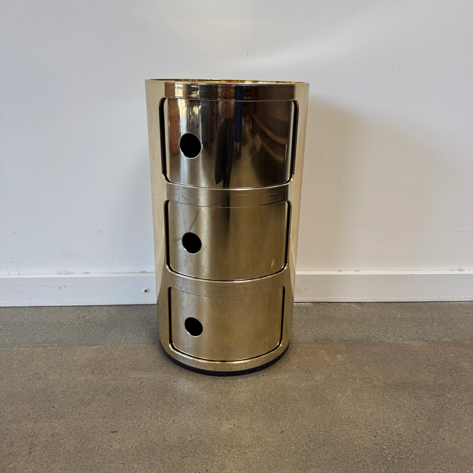 Kartell Componibili Metal 3 Door Tower Storage