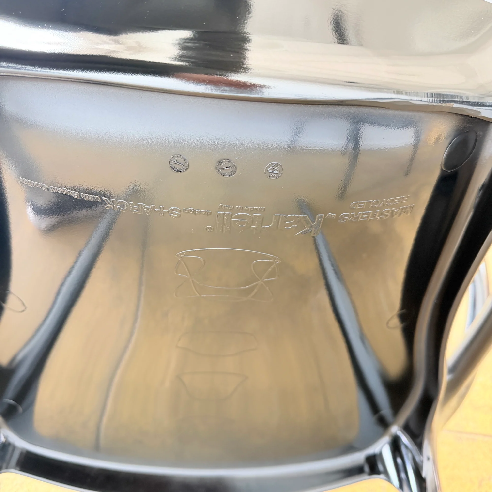 Kartell Masters Metallic Chair by Philippe Starck - Set of 2 (Like New) - Image 4