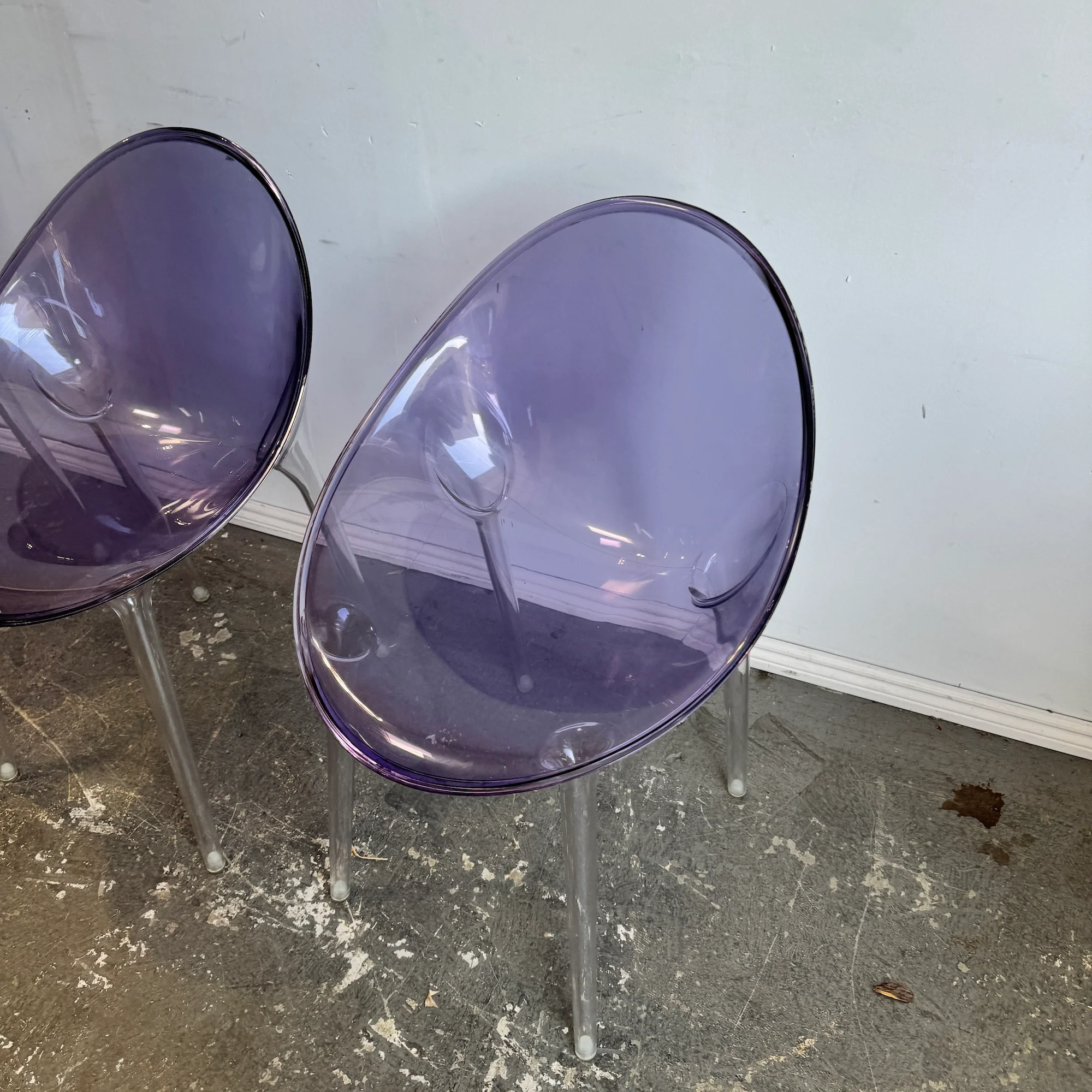 Kartell Set of 4 Mr. Impossible Chai Designed by Philippe Starck - Image 5