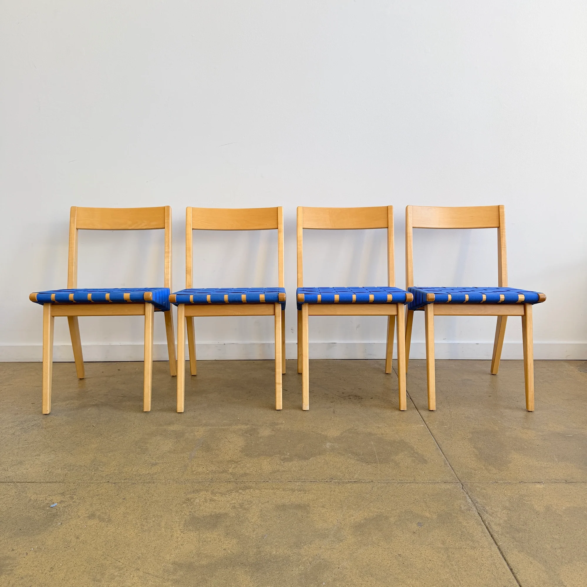 Knoll Jens Risom 4 Dining Chairs - Image 2