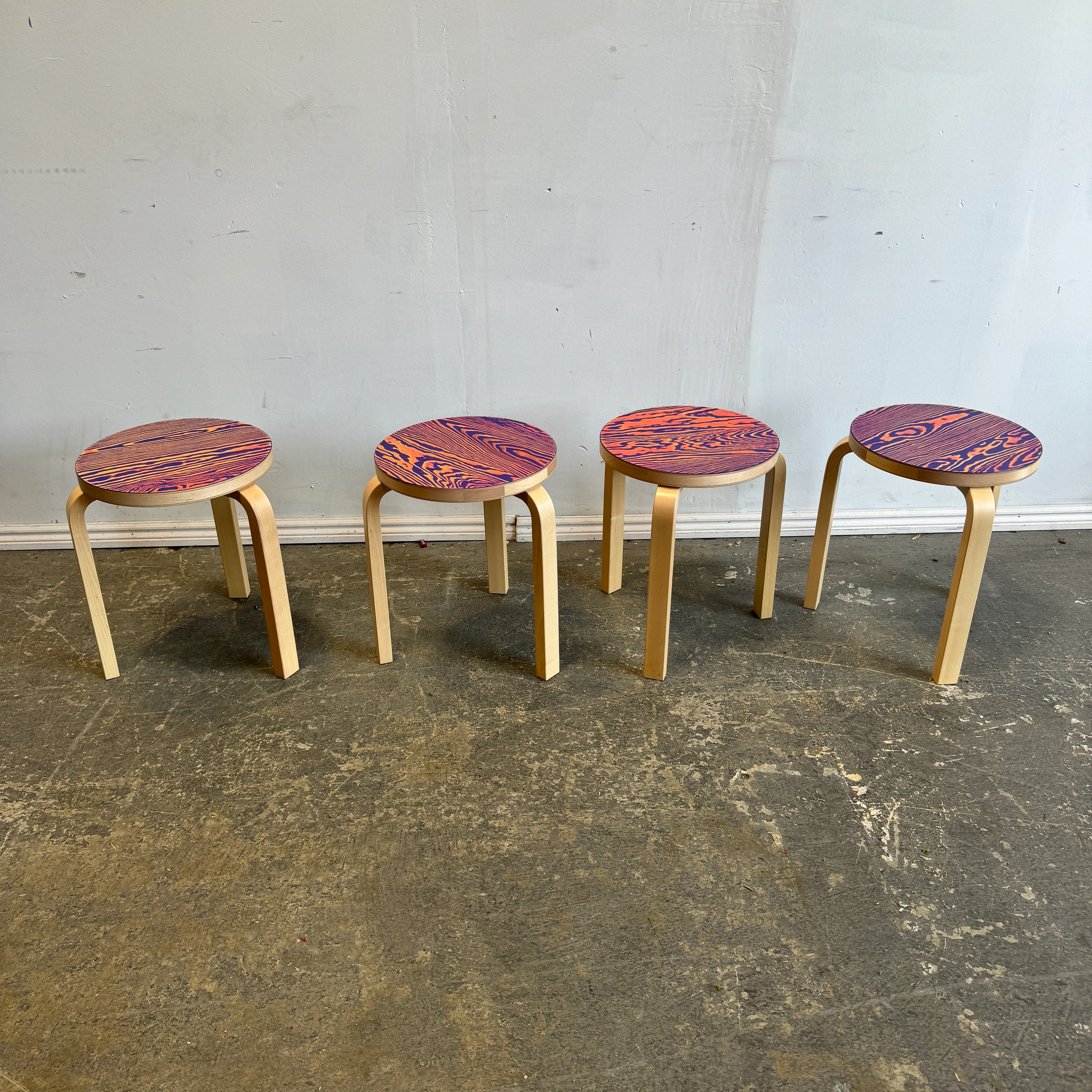 Limited Edition! Artek Aalto ColoRing 60 Stacking Stool by Jo Nagasaka (Price Per) - Image 3
