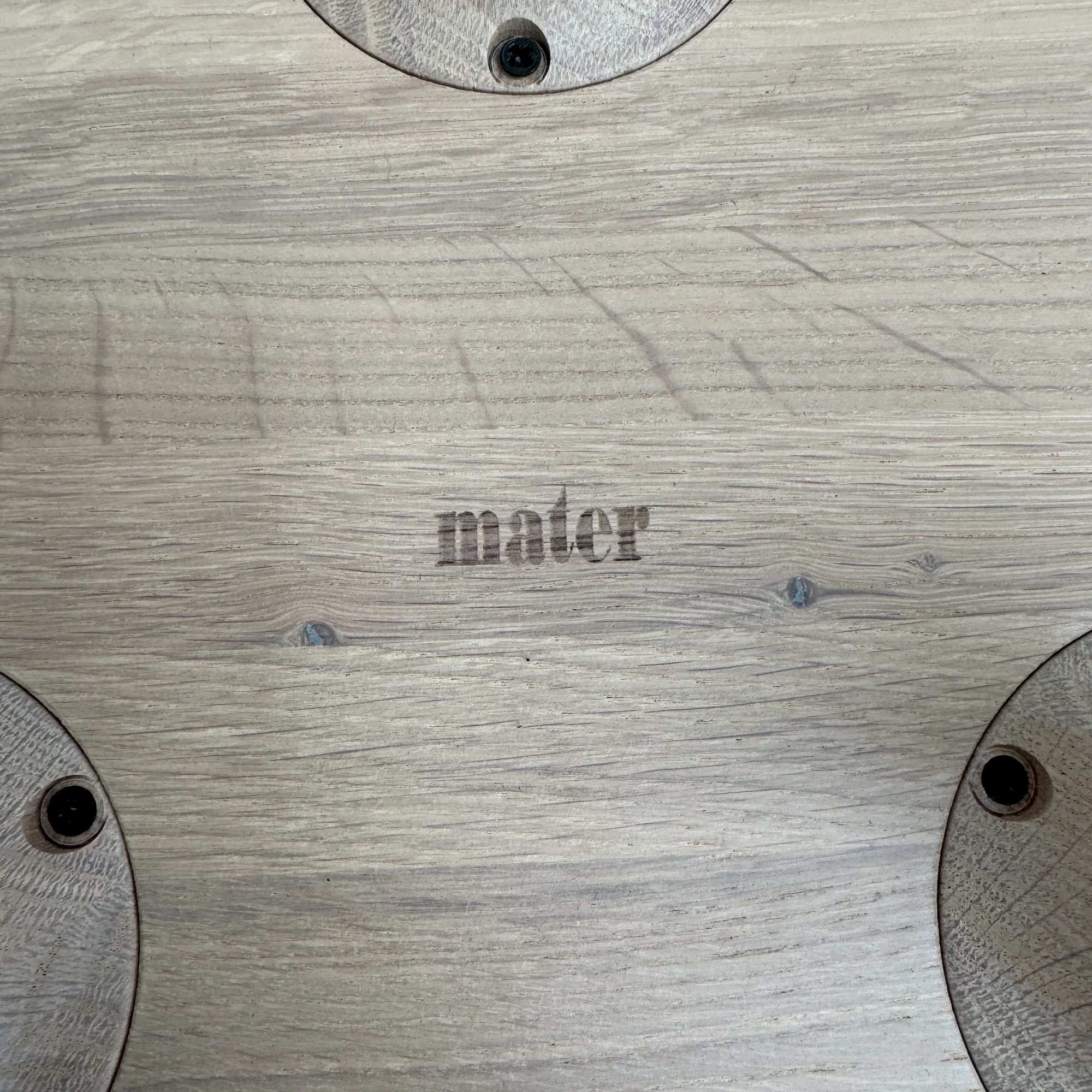 Mater Danish Accent Oak Side Table by Space Copenhagen (Two Available) - Image 4