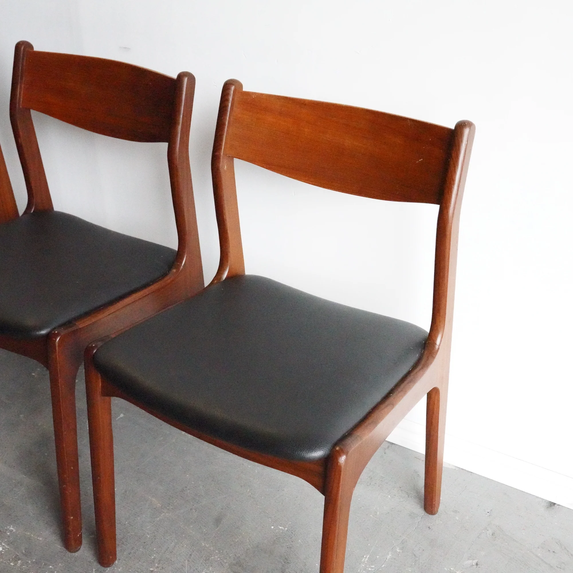Mid-Century Danish Teak Dining Chairs from 1960s (Set of 4) - Image 3